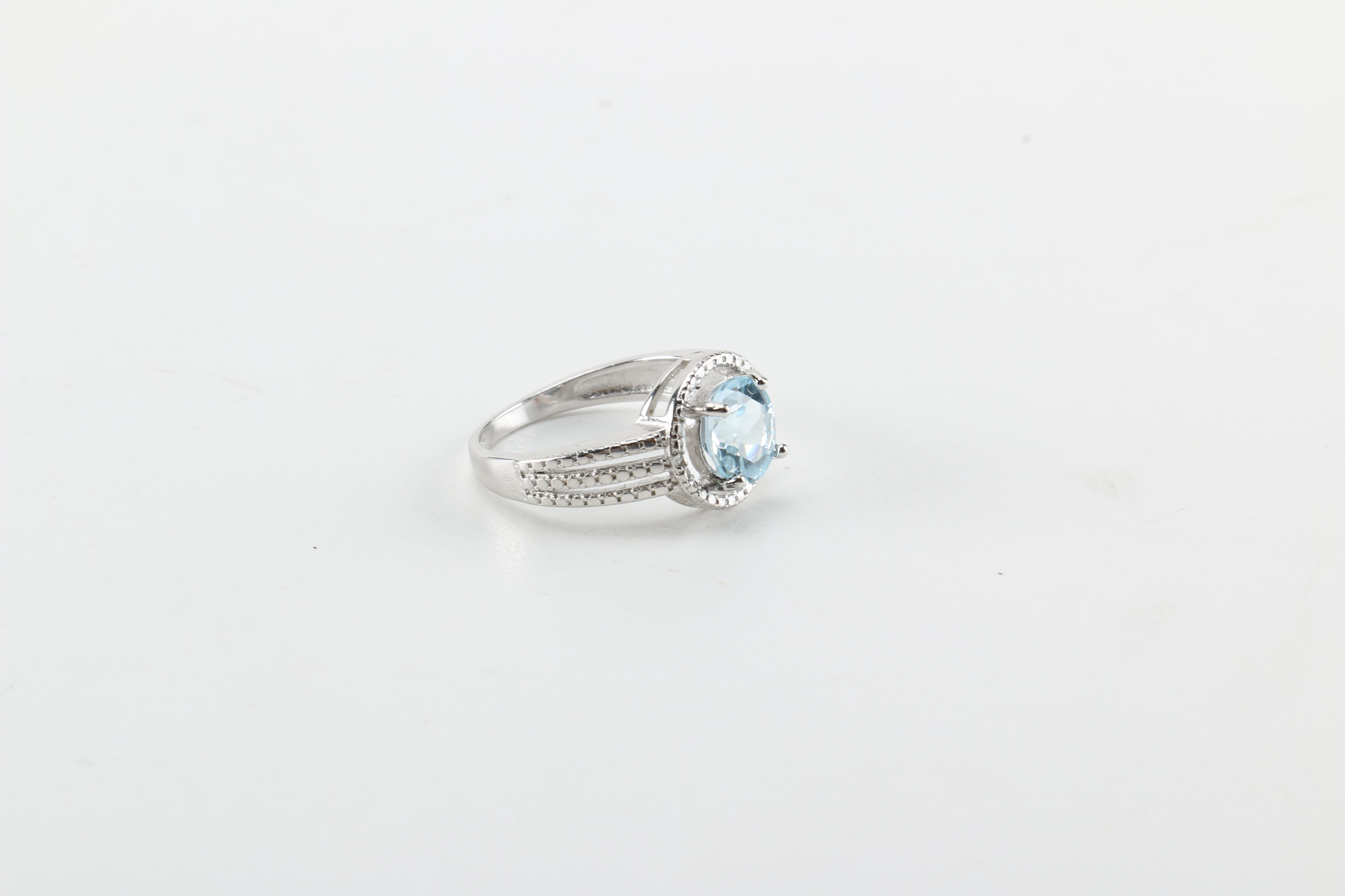 Sterling Silver and Gemstone Rings Including Pieces With Diamonds