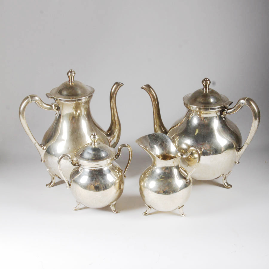 Sterling Silver Tea and Coffee Set from Mexico