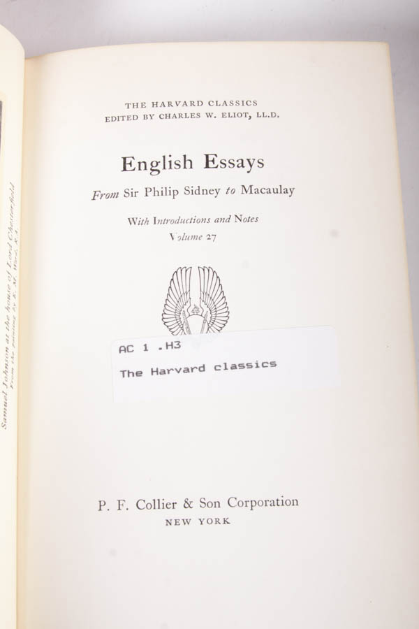 Set of Harvard Classics