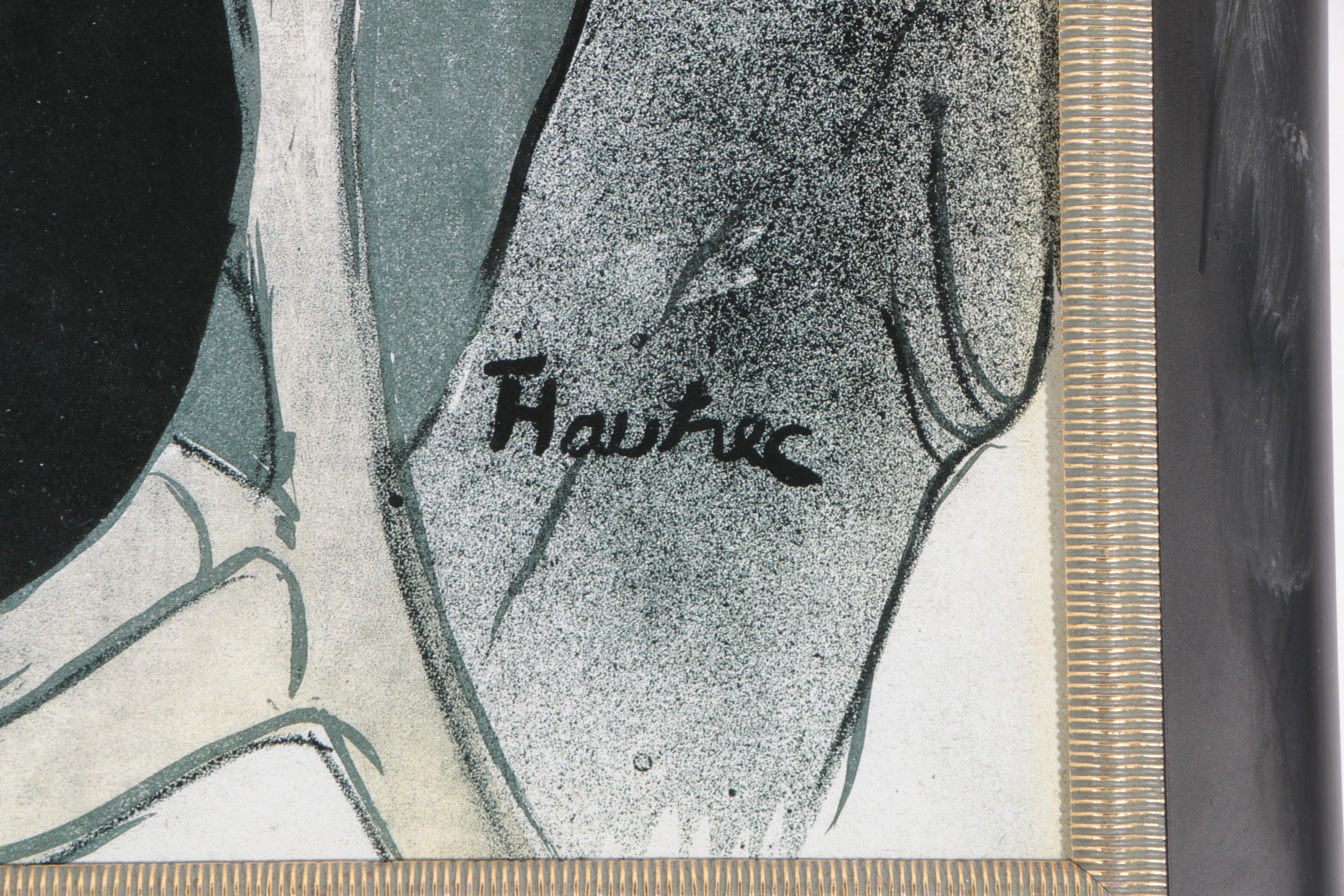 Reproduction Offset Lithograph After Henri Toulouse-Lautrec "Divan Japonais"