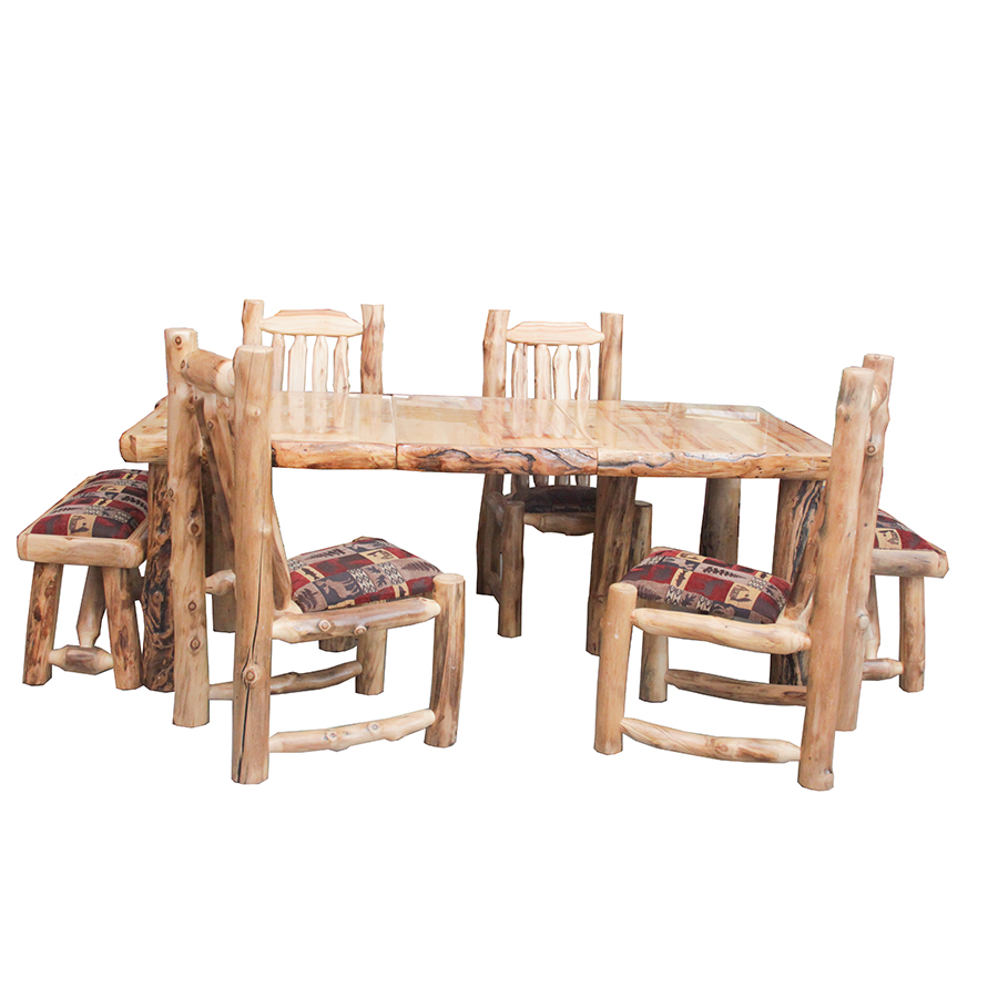 Log Cabin Style Dining Set