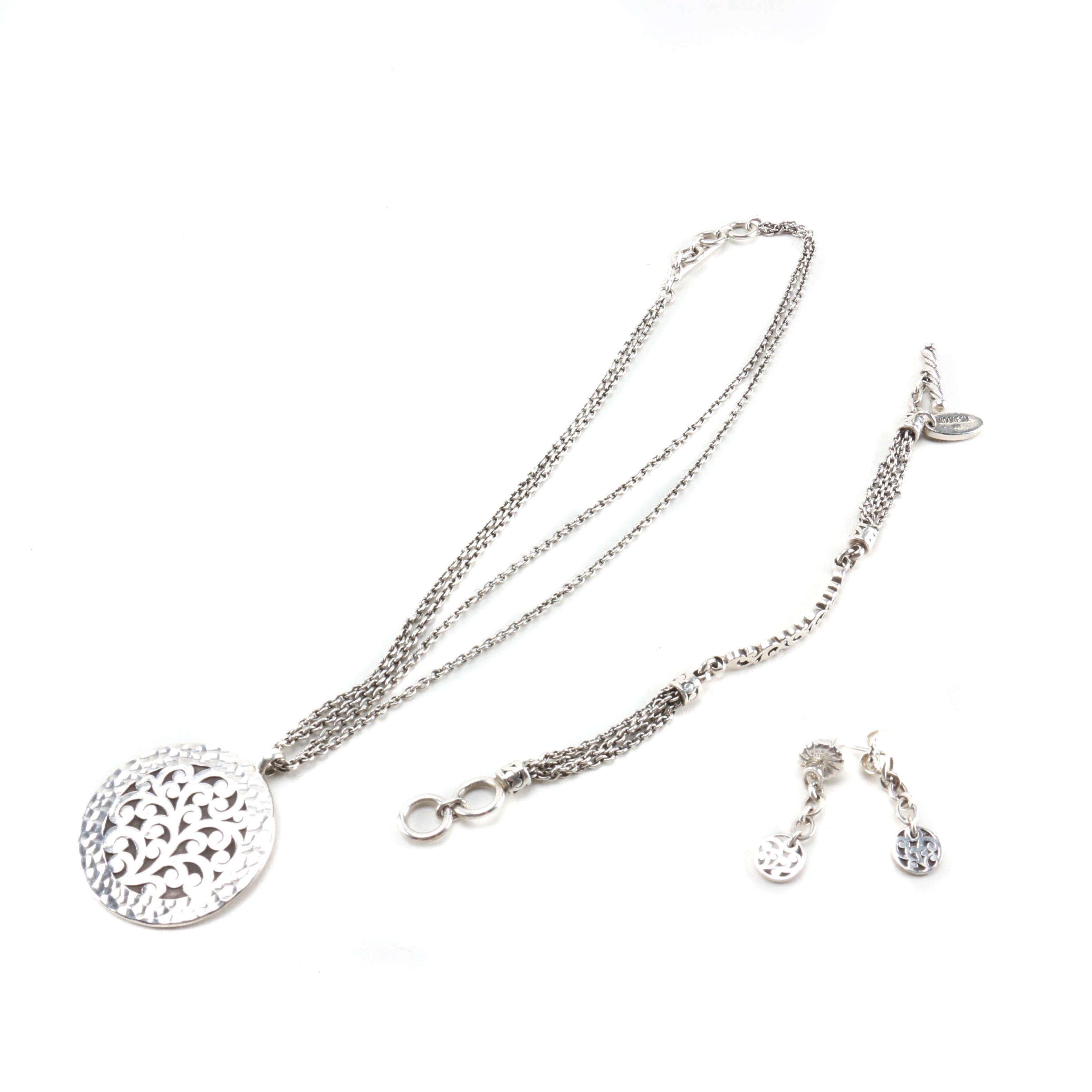 Lois Hill Sterling Silver Jewelry Set