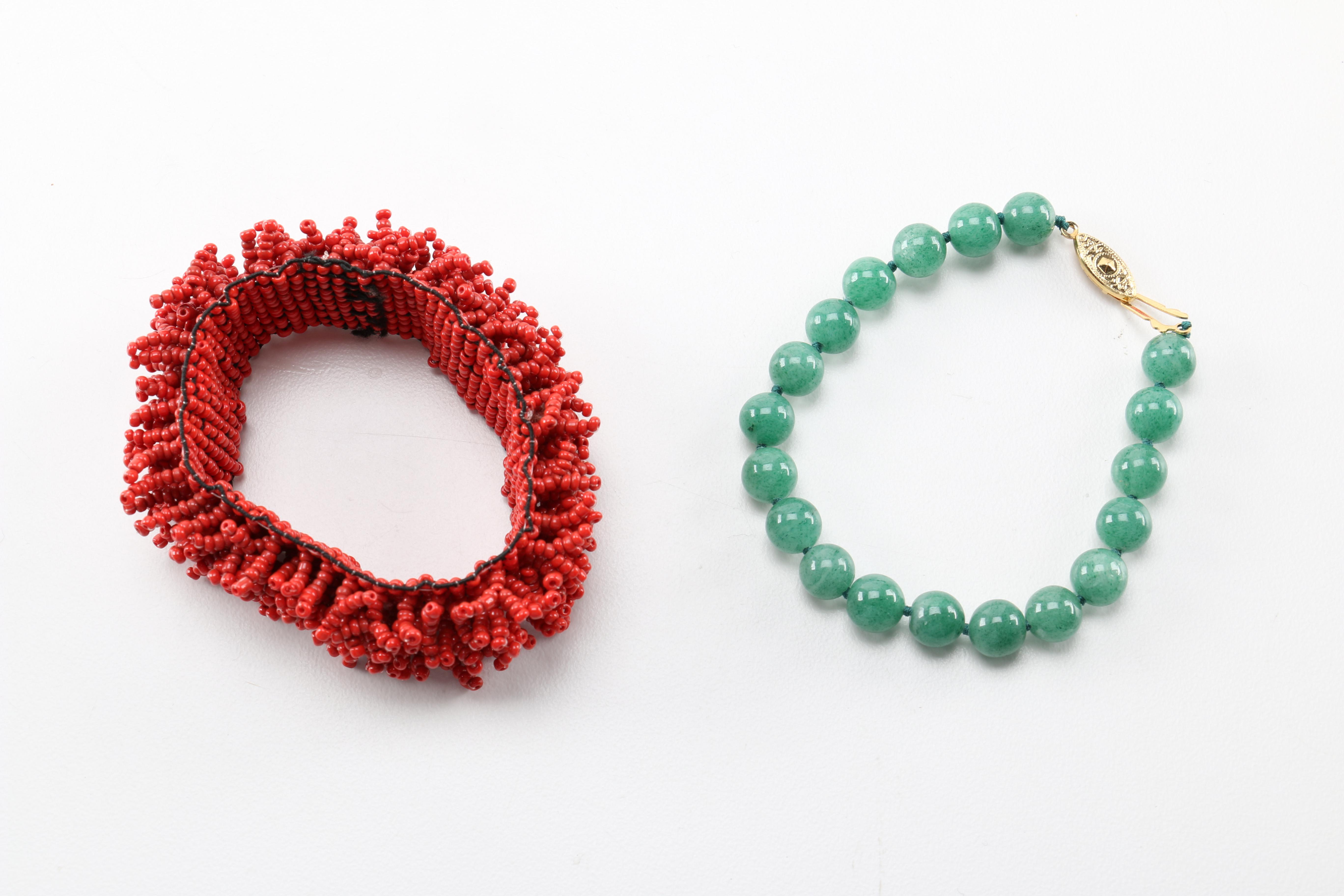 Costume Jewelry Including Glass Beads