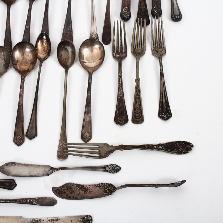 Generous Collection of Vintage and Antique Silver Plated Flatware