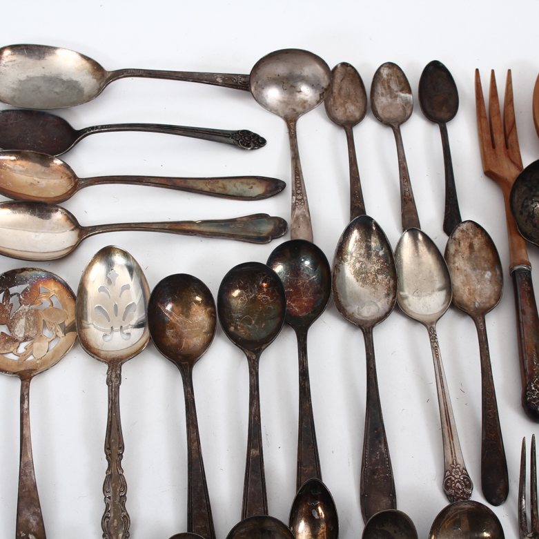 Generous Collection of Vintage and Antique Silver Plated Flatware