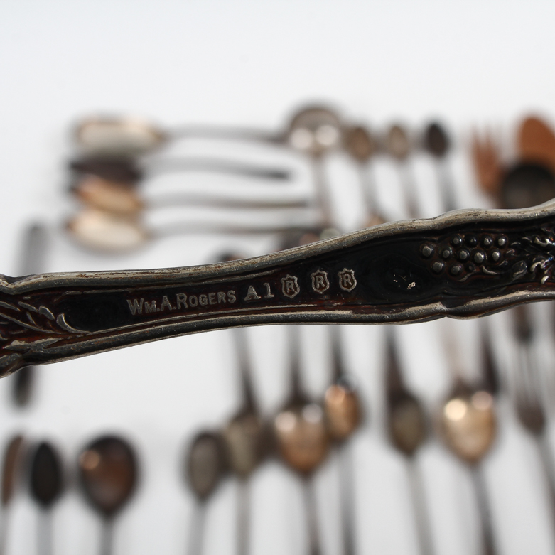 Generous Collection of Vintage and Antique Silver Plated Flatware