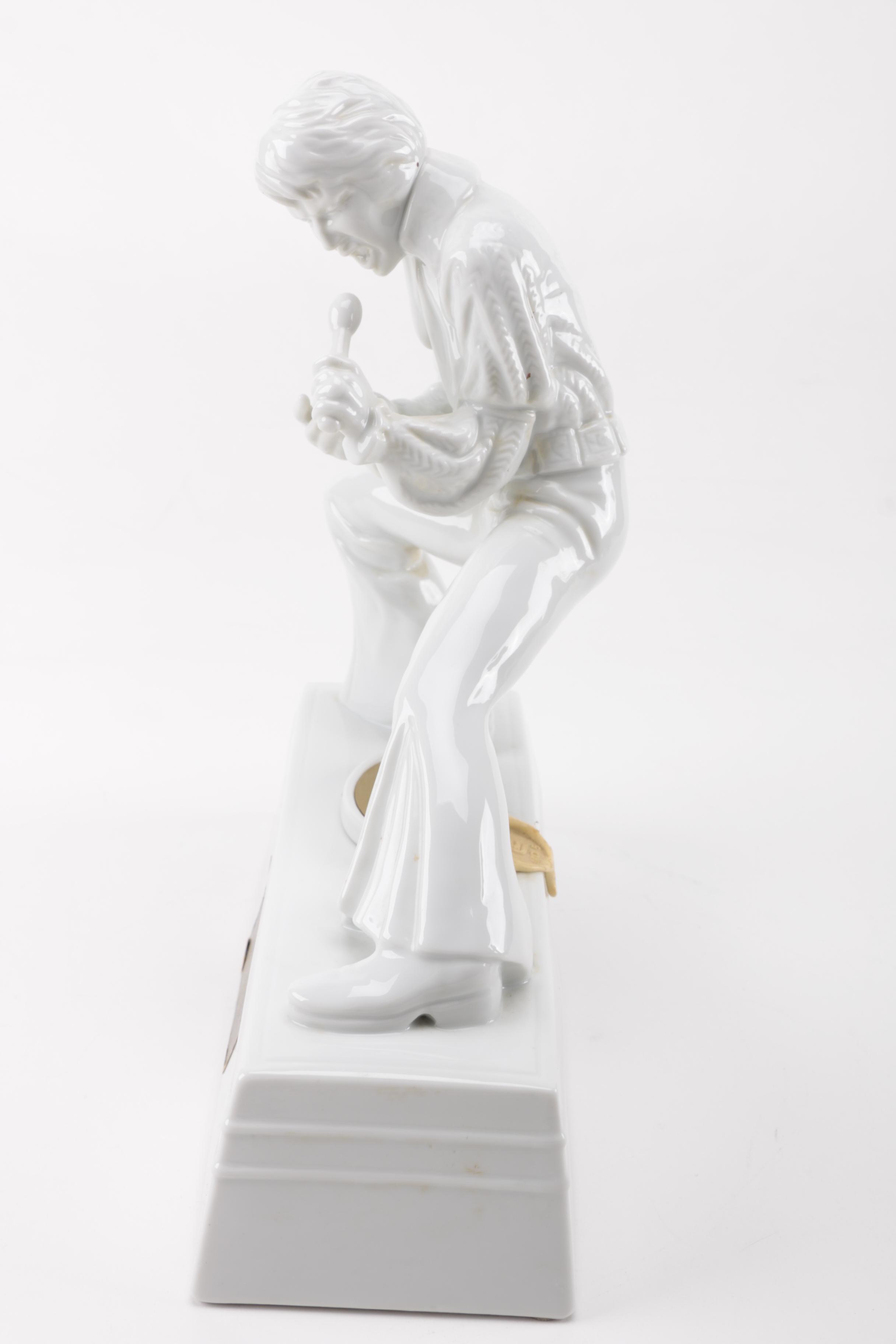 McCormick Elvis Presley Figural Decanters Including Musical Decanter