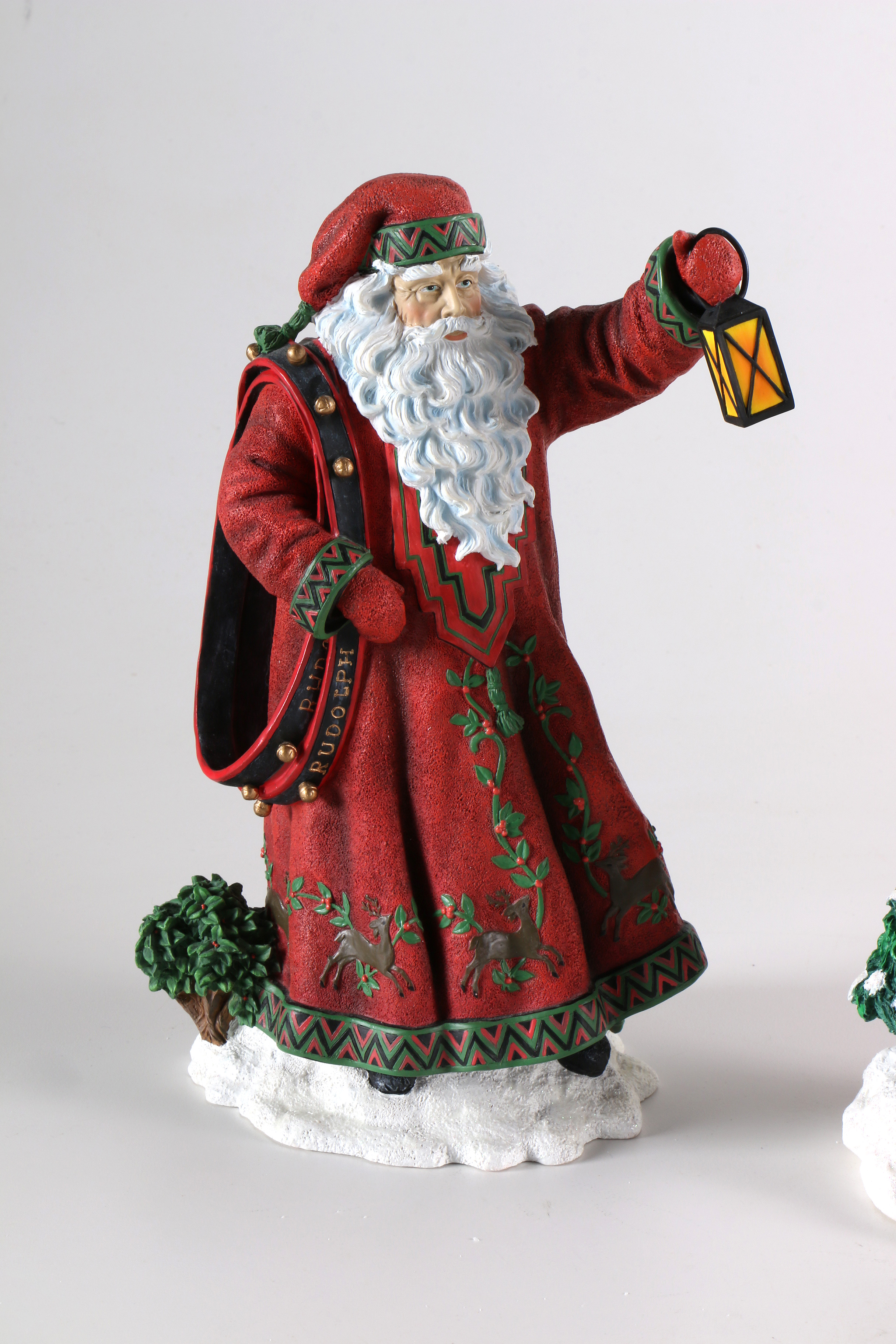 Pair of Pipka Santa Claus Figurines From 1997 and 1995