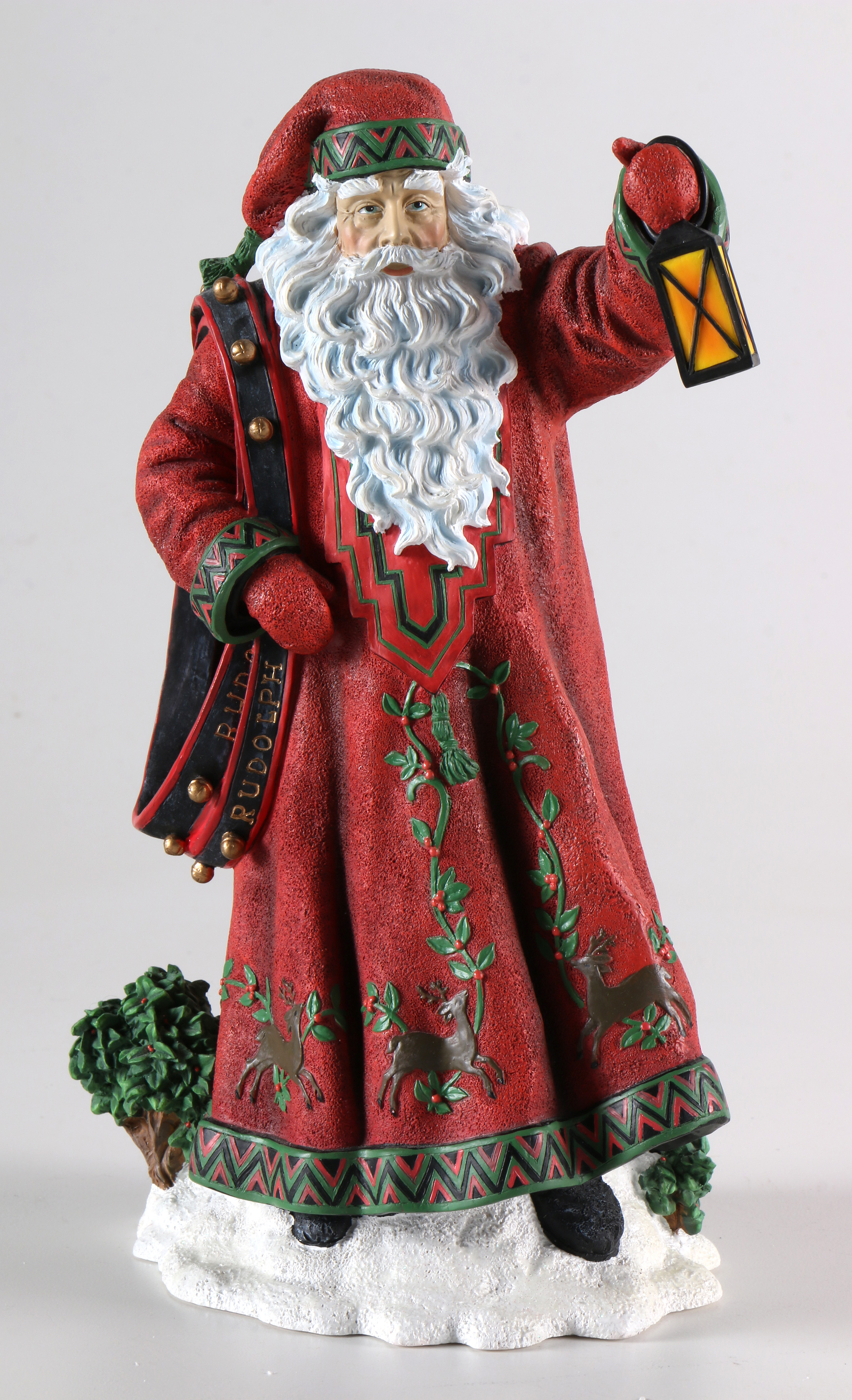 Pair of Pipka Santa Claus Figurines From 1997 and 1995