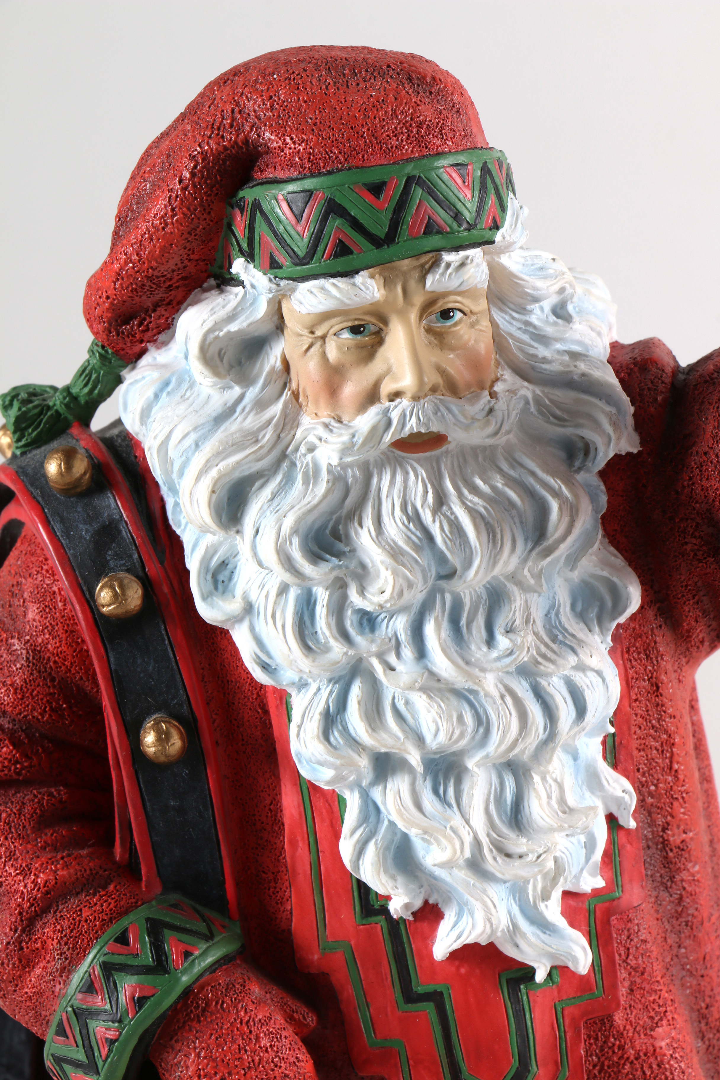 Pair of Pipka Santa Claus Figurines From 1997 and 1995