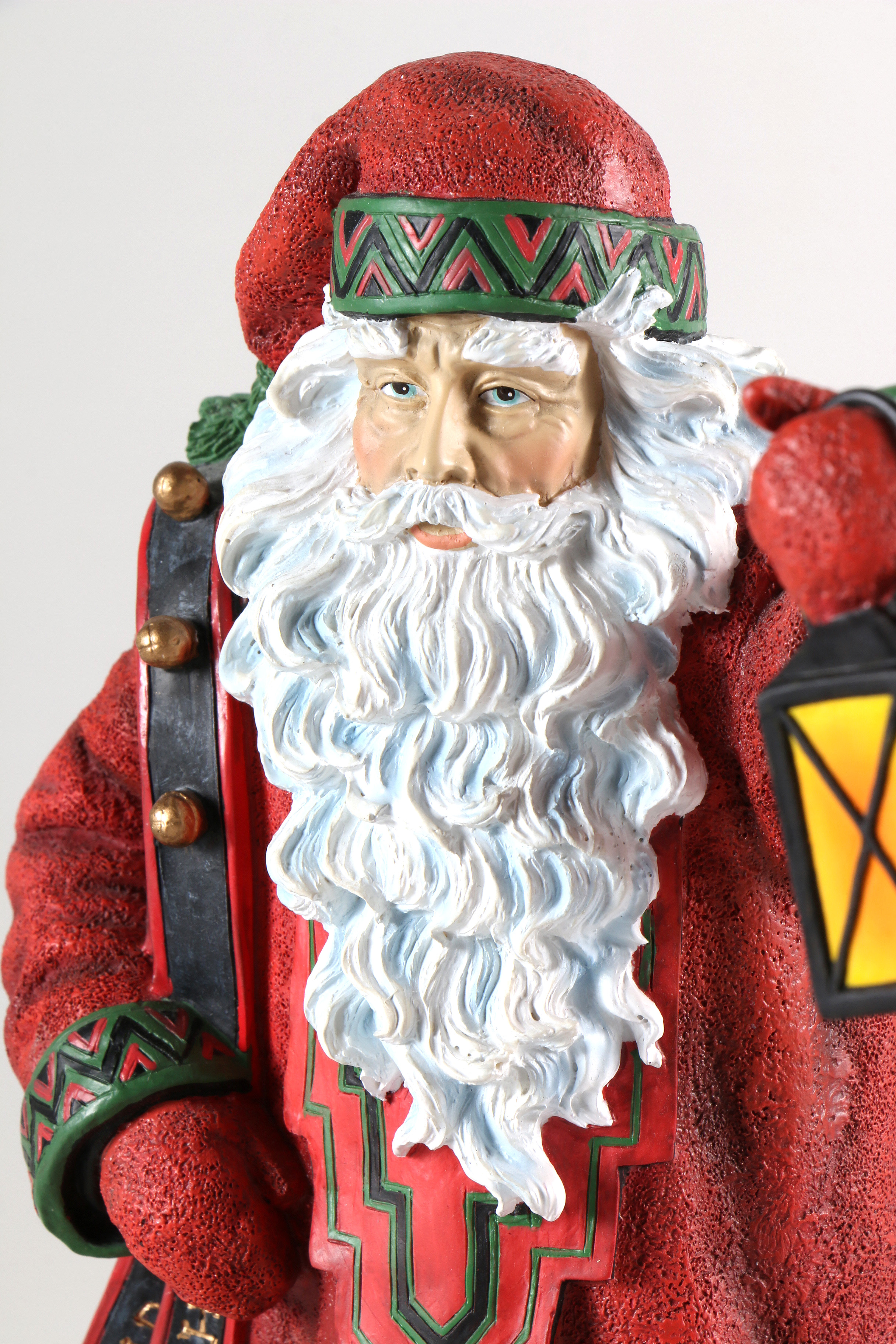 Pair of Pipka Santa Claus Figurines From 1997 and 1995