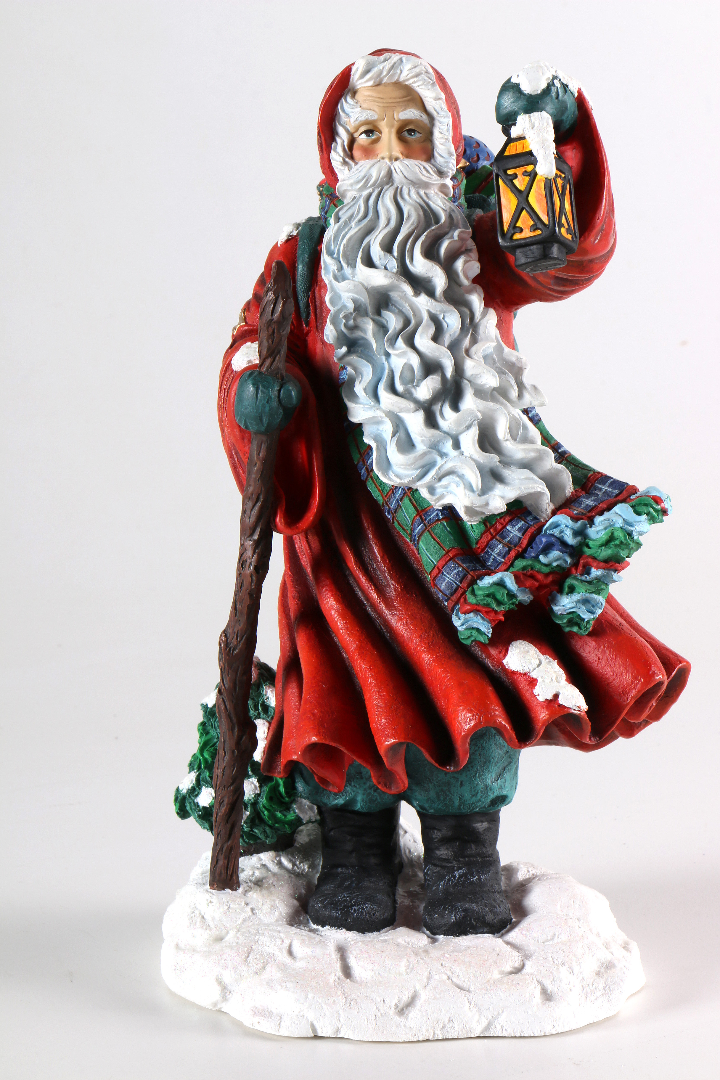 Pair of Pipka Santa Claus Figurines From 1997 and 1995