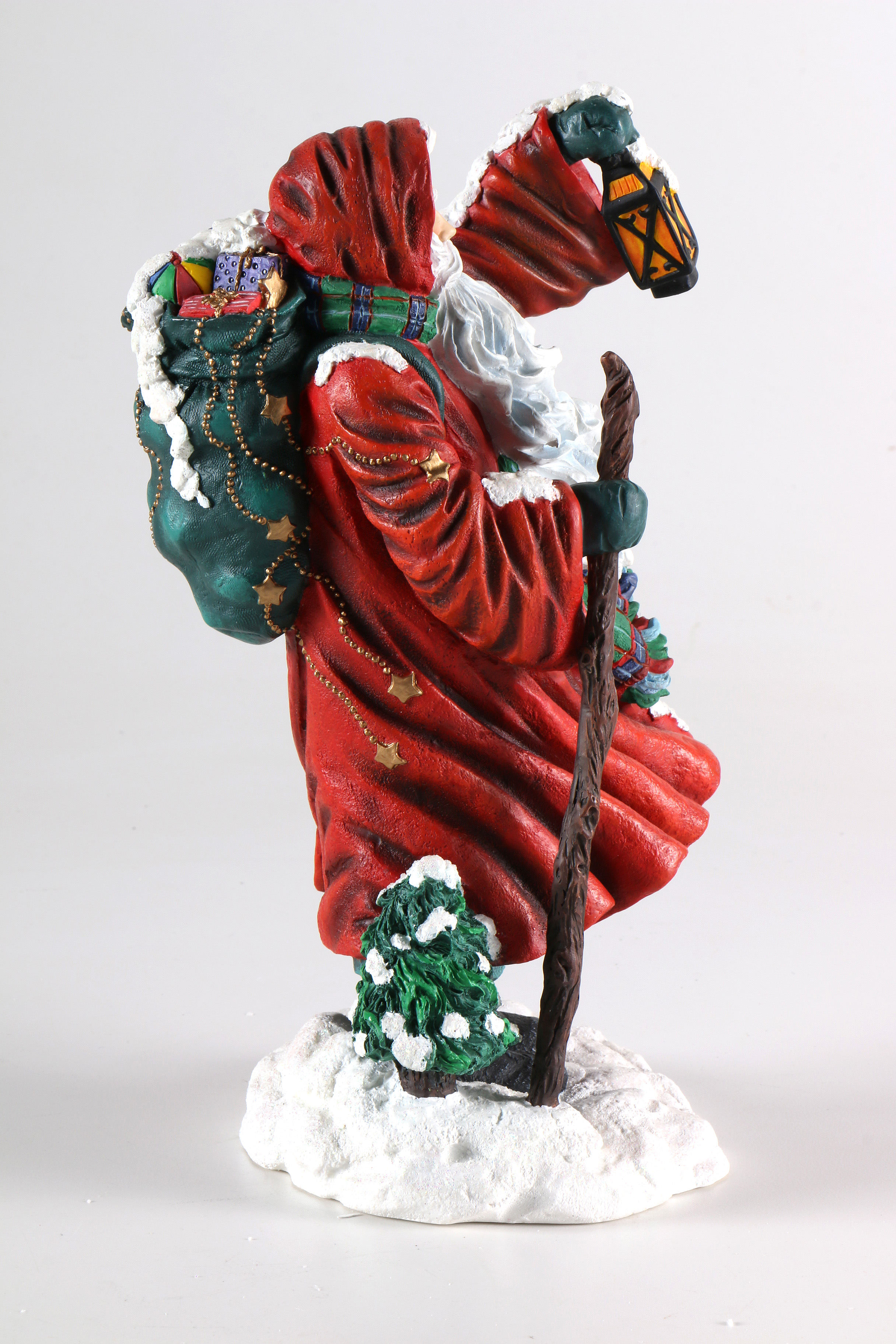 Pair of Pipka Santa Claus Figurines From 1997 and 1995