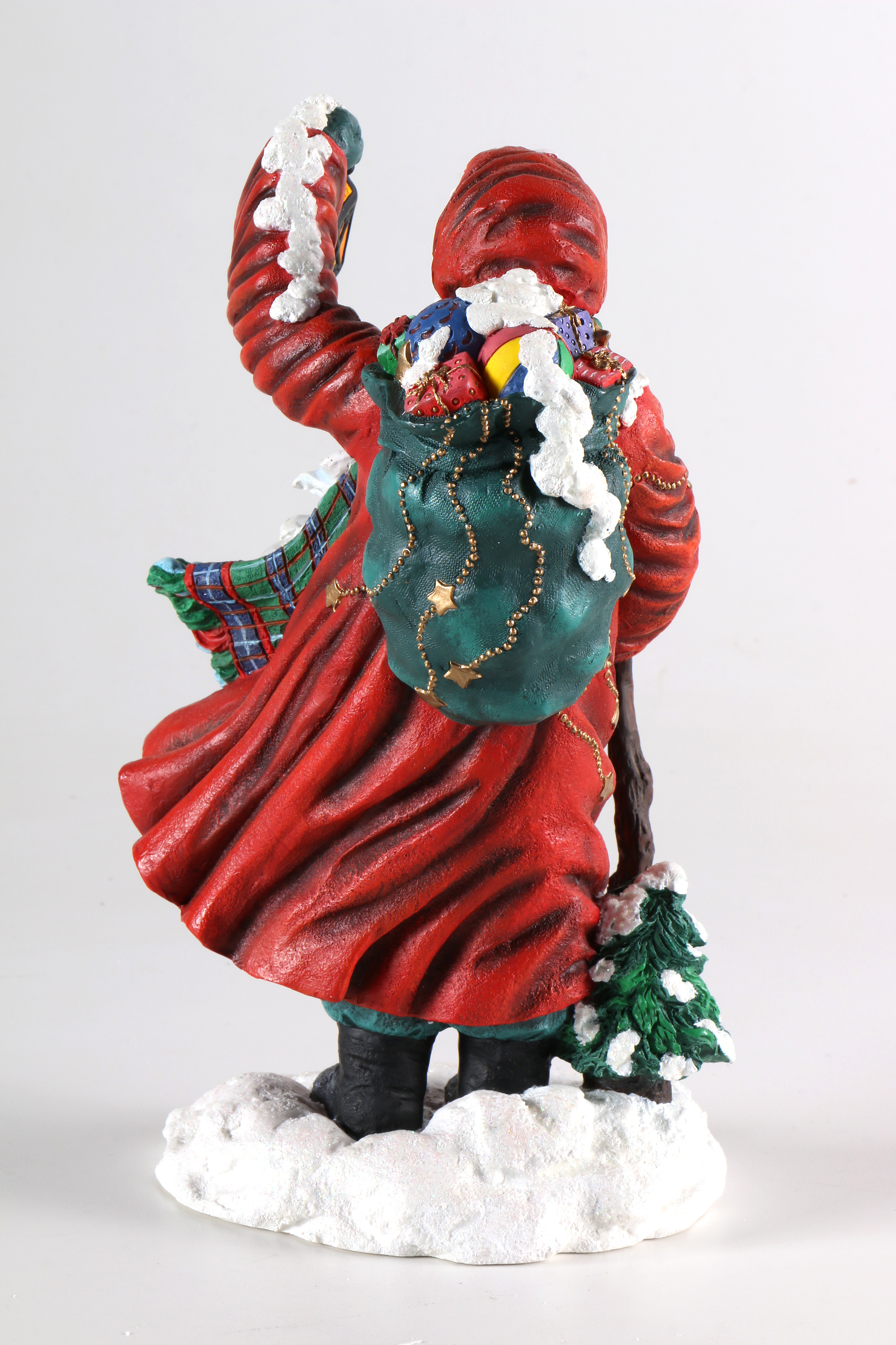 Pair of Pipka Santa Claus Figurines From 1997 and 1995