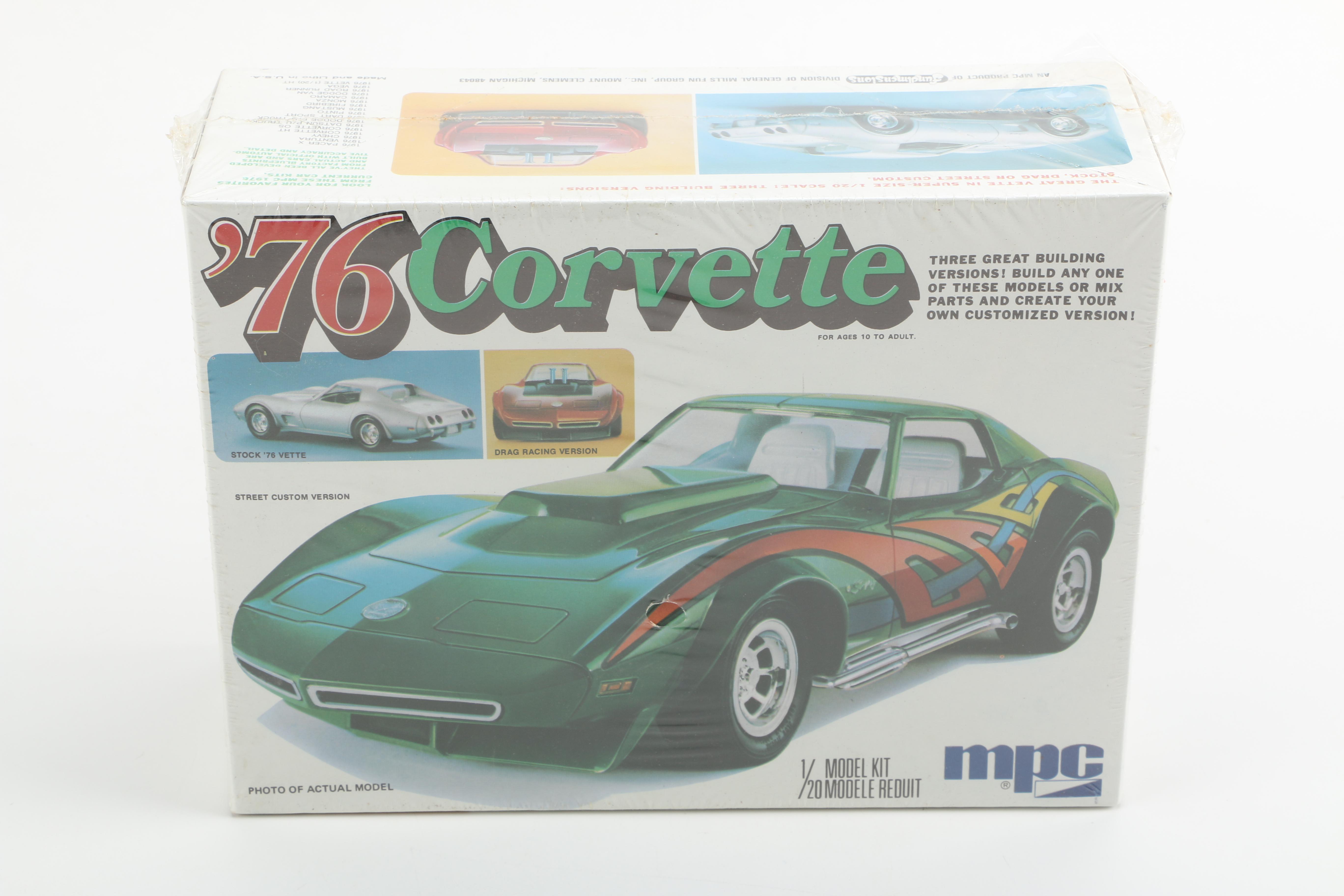 Monogram and MPC "Chevrolet Corvette" Model Car Kits