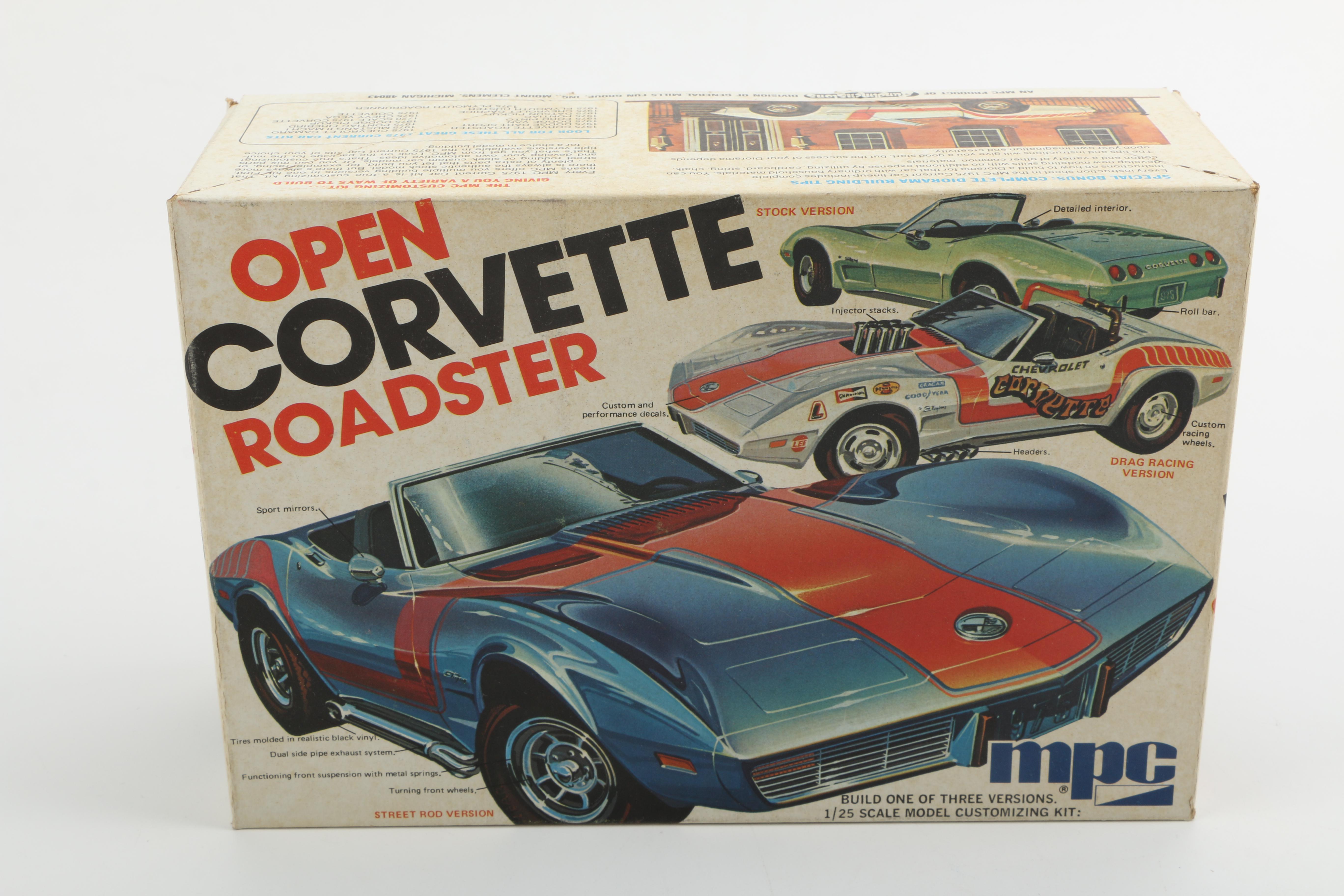 Monogram and MPC "Chevrolet Corvette" Model Car Kits