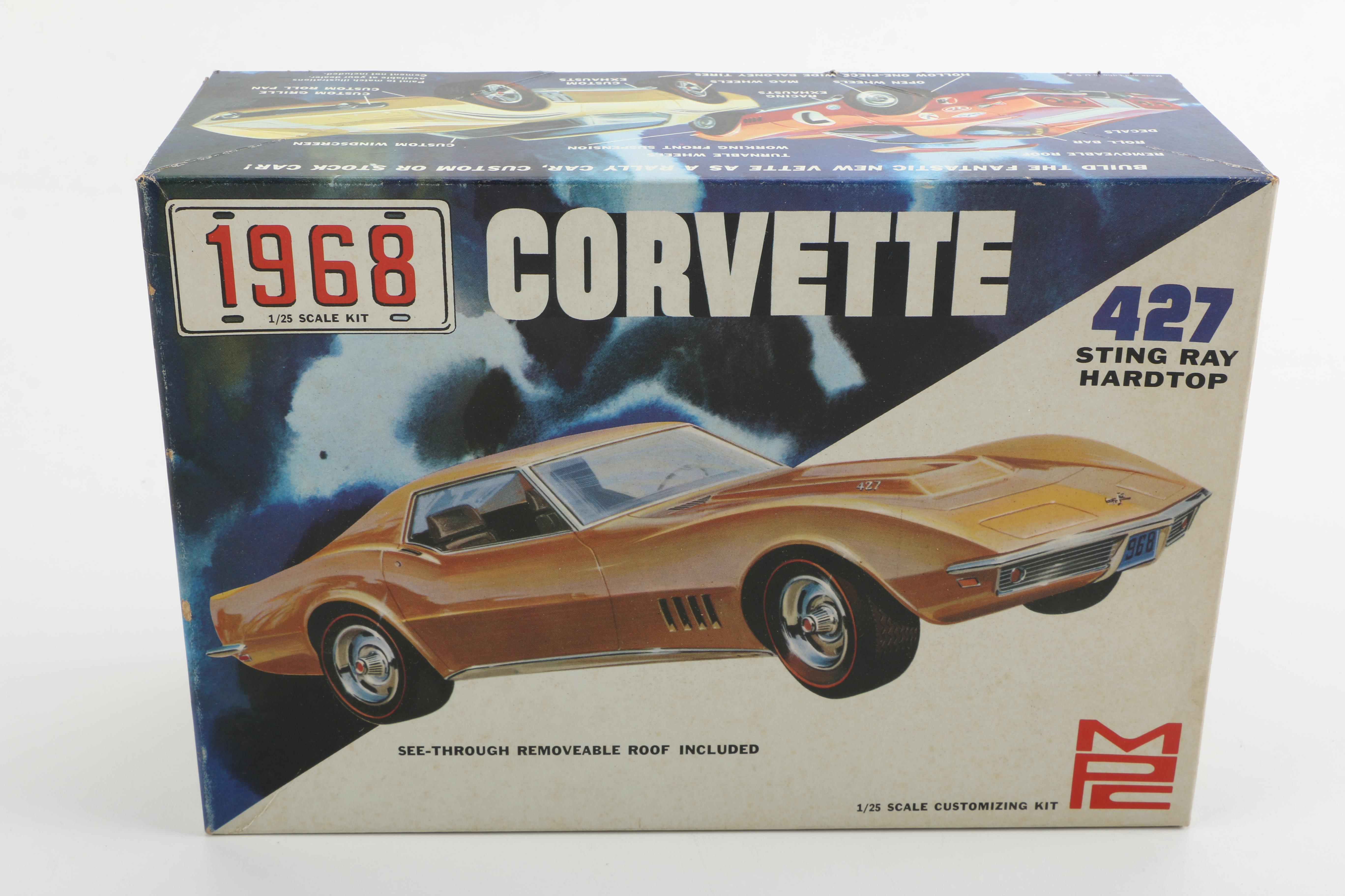Monogram and MPC "Chevrolet Corvette" Model Car Kits
