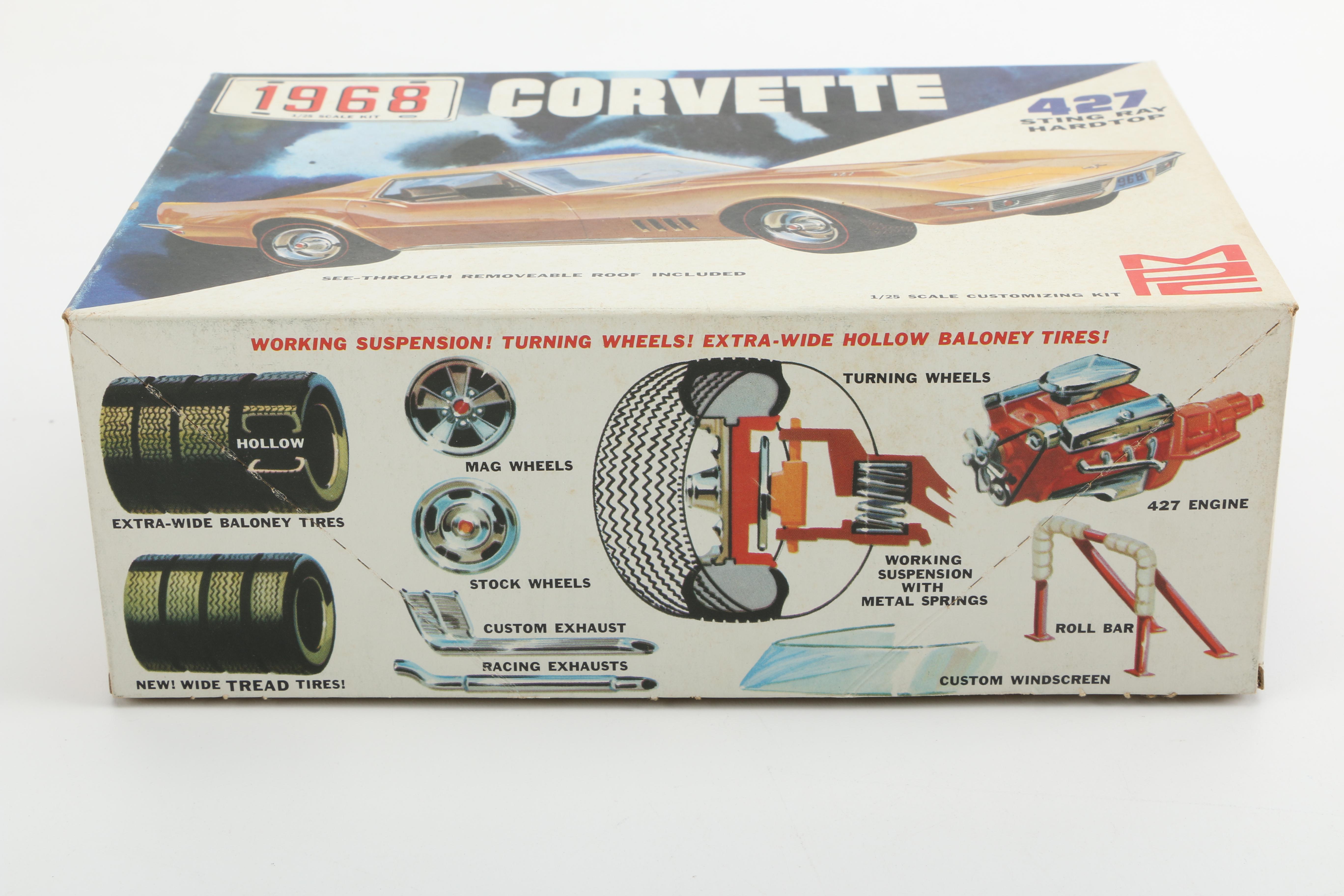 Monogram and MPC "Chevrolet Corvette" Model Car Kits