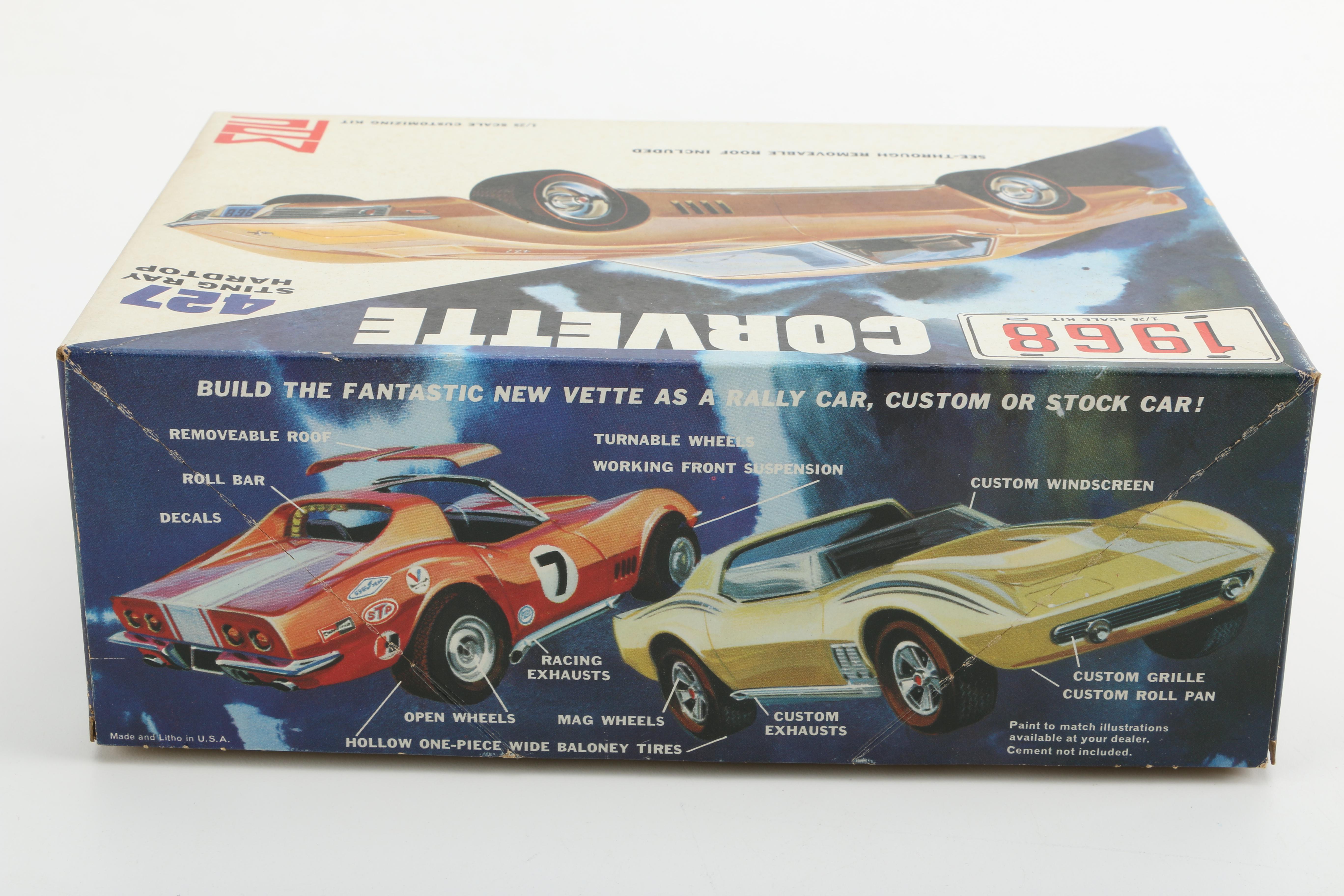 Monogram and MPC "Chevrolet Corvette" Model Car Kits