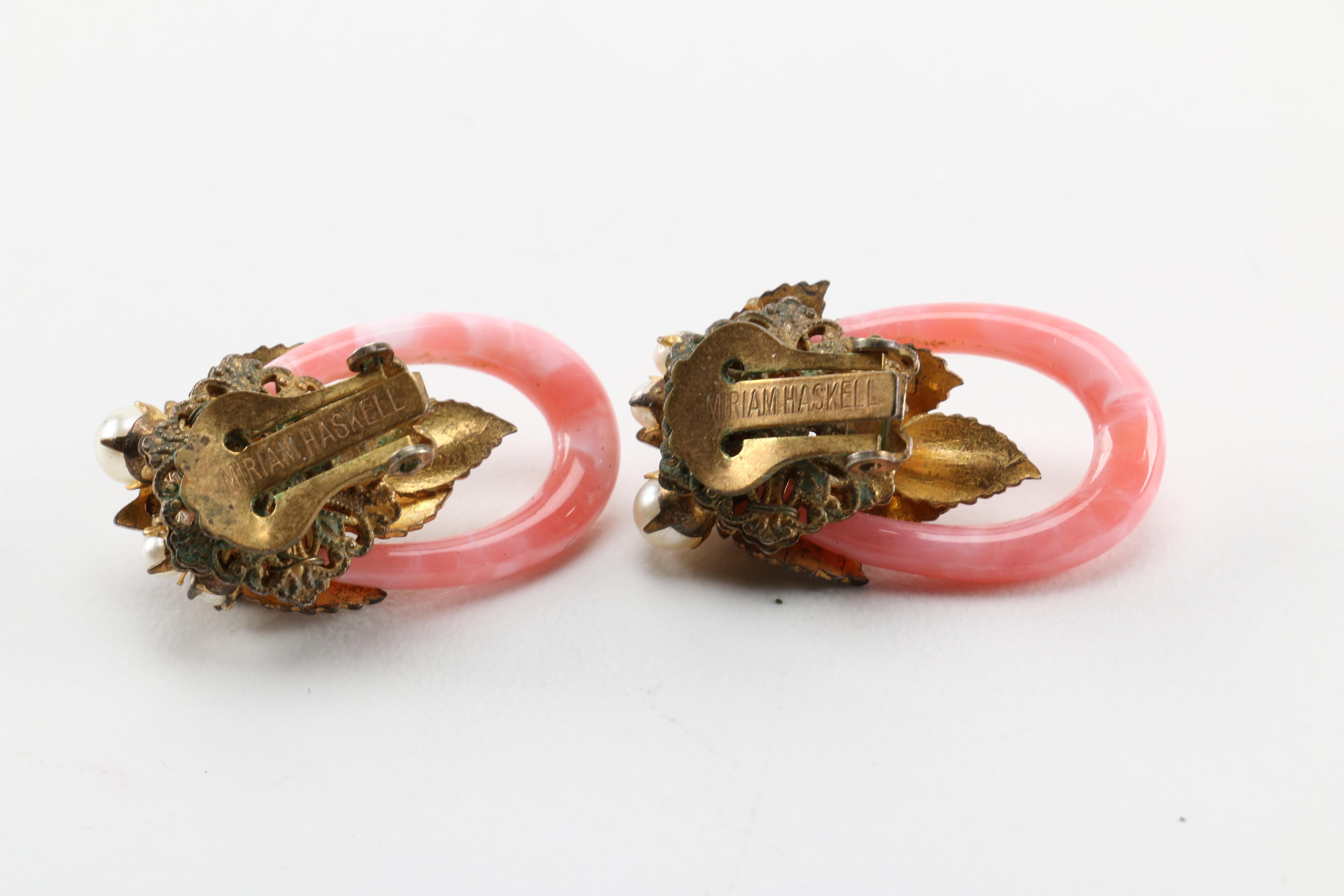 Vintage Miriam Haskell Necklace and Earrings