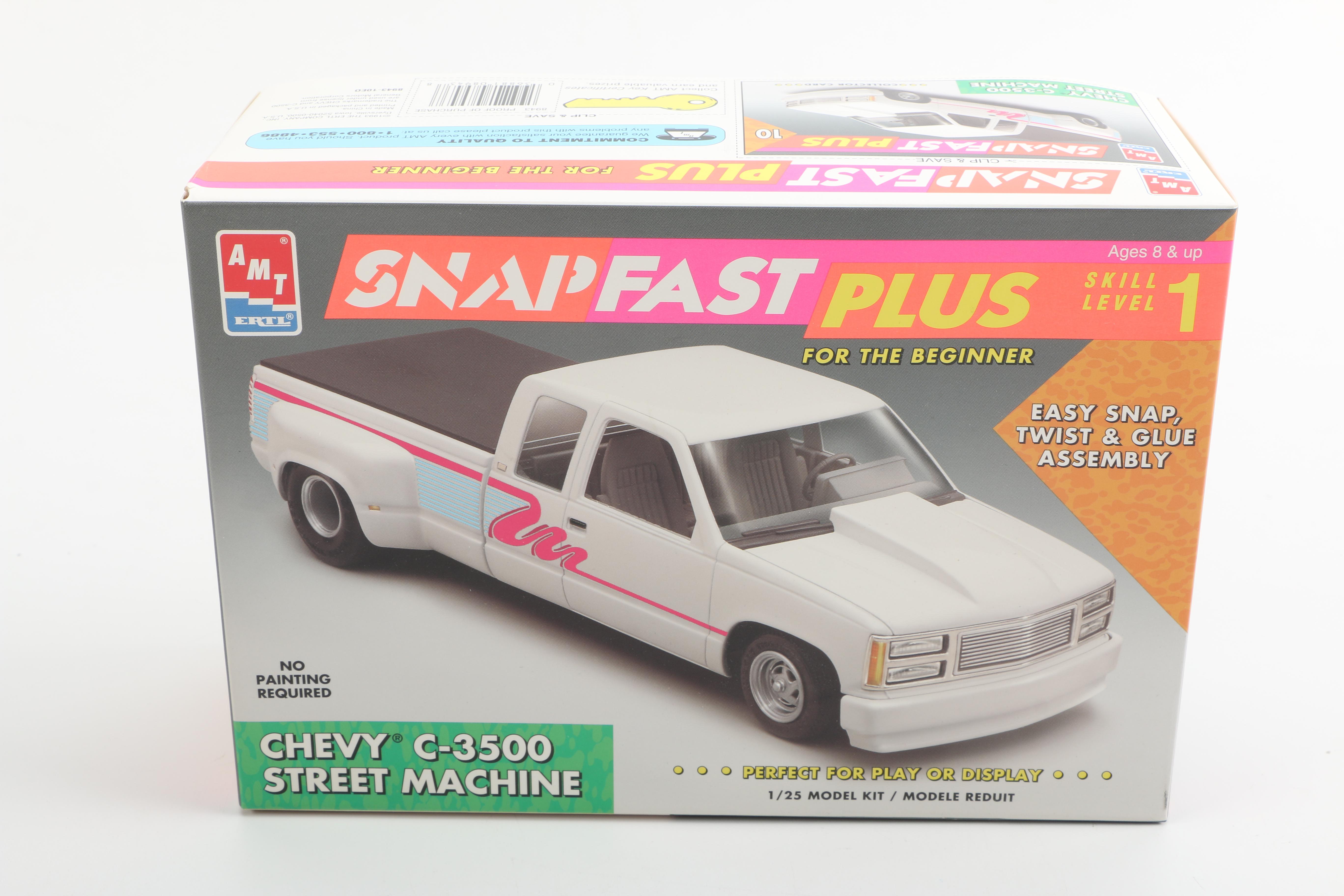 AMT Ertl Snapfast Plus Model Car Kits