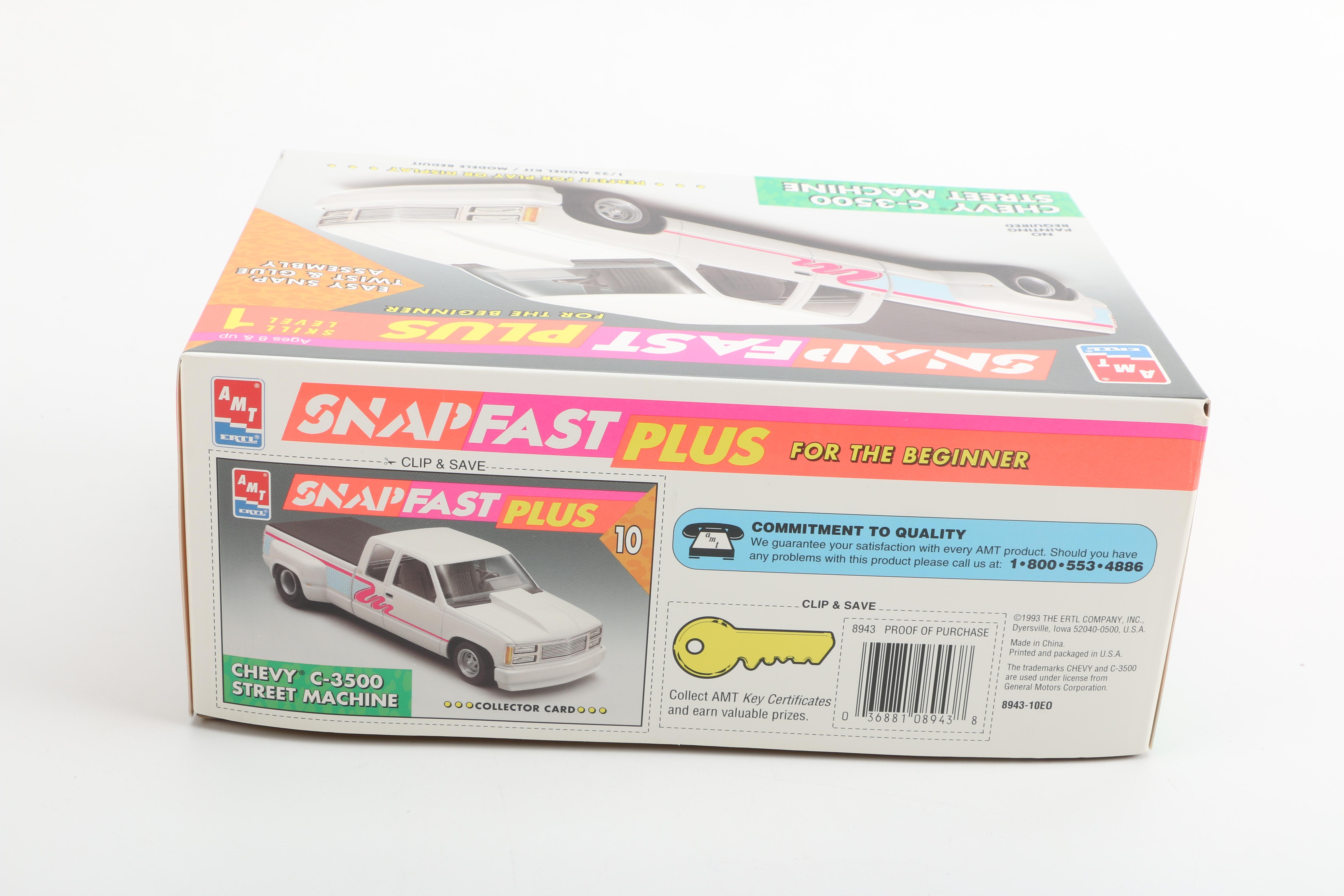 AMT Ertl Snapfast Plus Model Car Kits