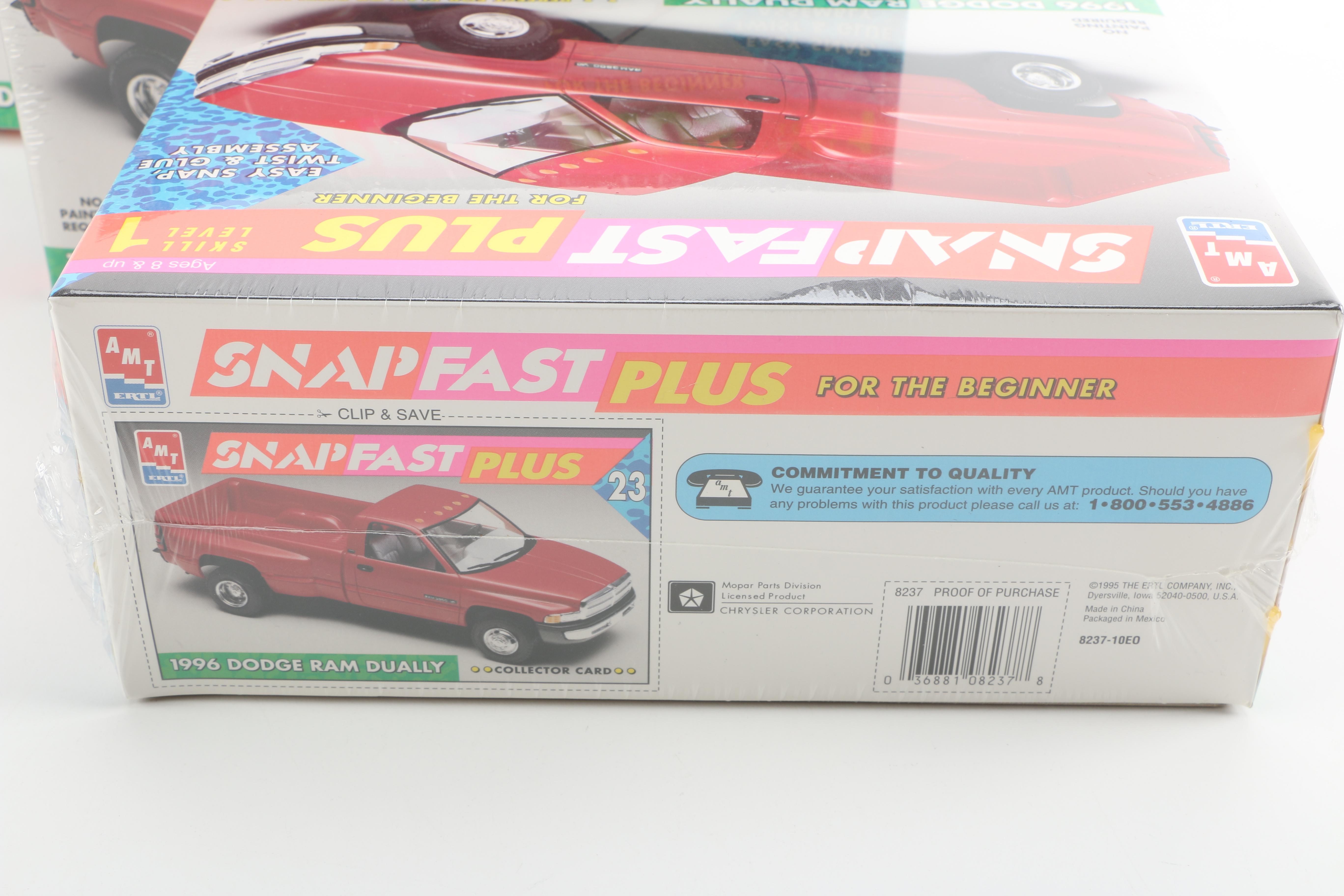 AMT Ertl Snapfast Plus Model Car Kits