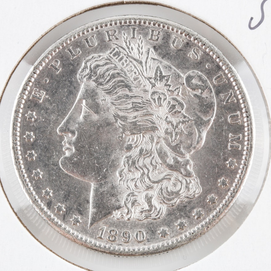 1890 S Silver Morgan Dollar