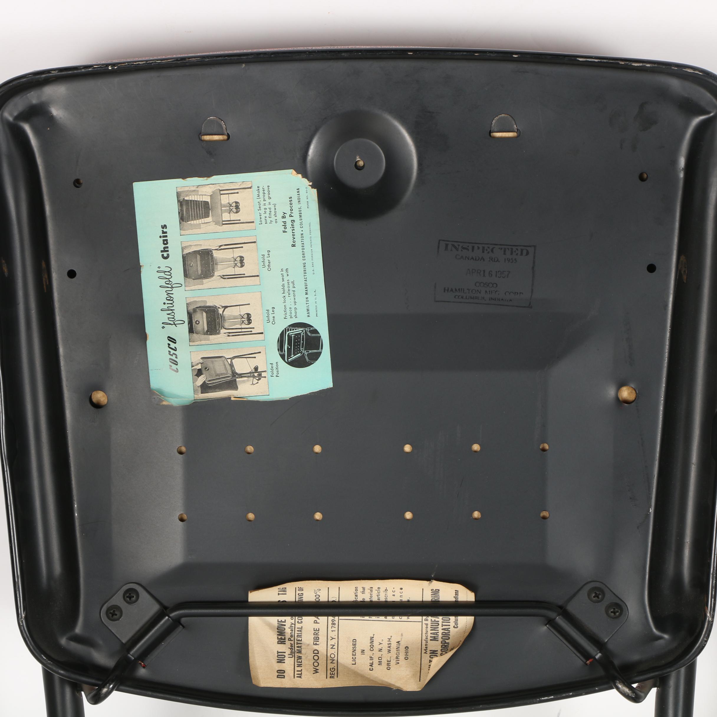 Vintage Folding Chairs by Cosco