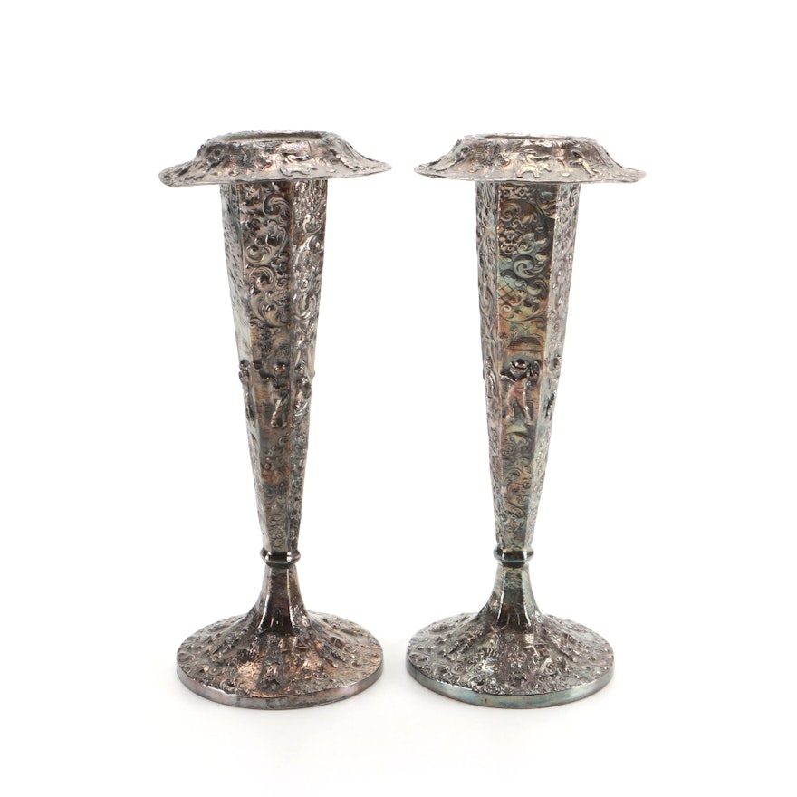 Hallmark Silver-Plated Vases