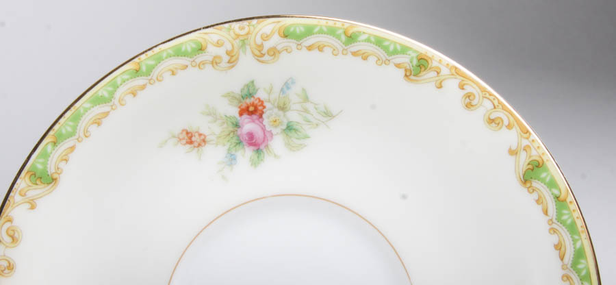 Collection of China Teacups and Matching Saucers