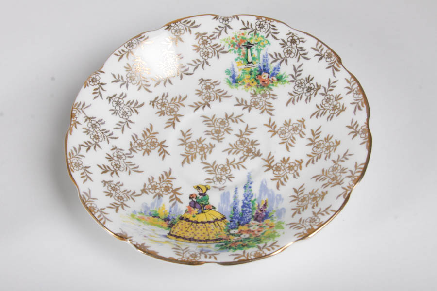 Collection of China Teacups and Matching Saucers