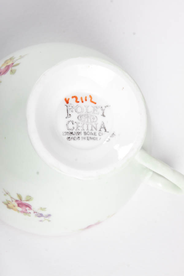 Collection of China Teacups and Matching Saucers
