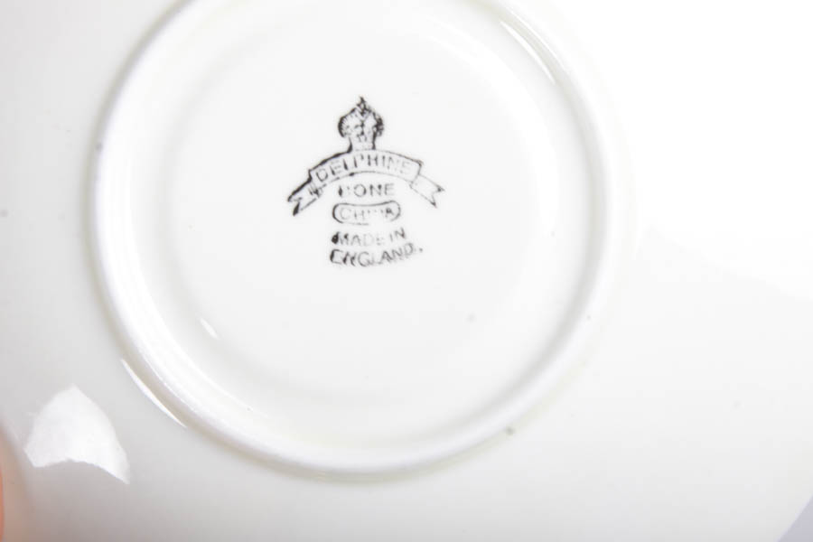 Collection of China Teacups and Matching Saucers