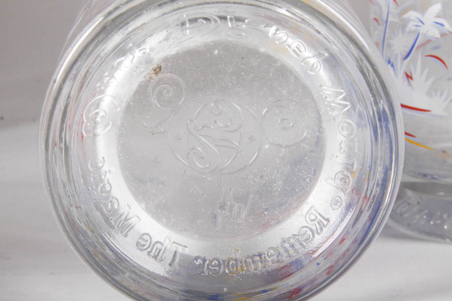 Remember the Magic Disney World 25th Anniversary Glasses