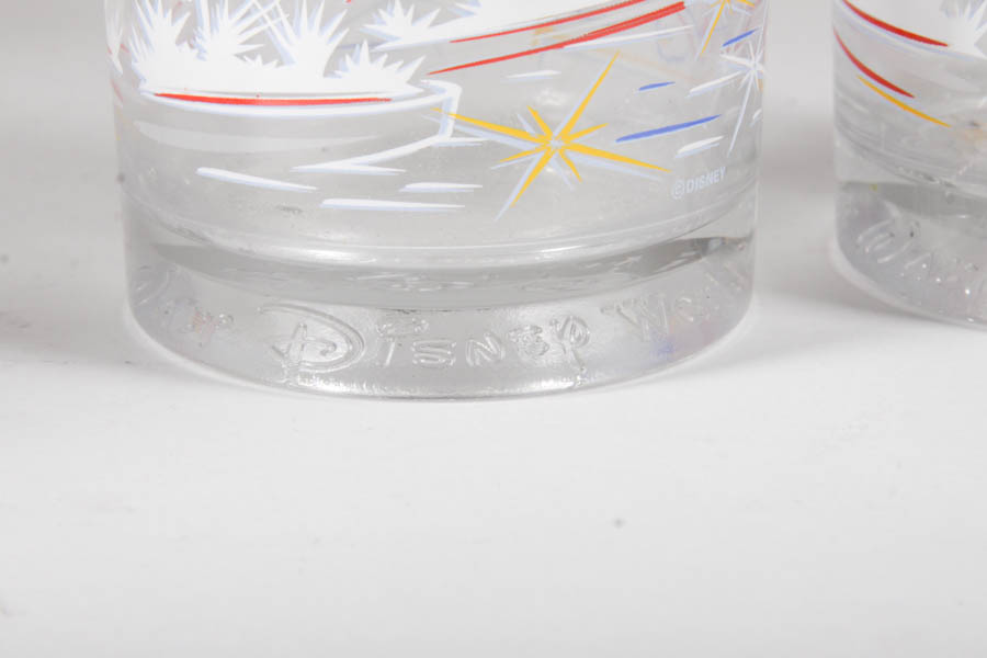 Remember the Magic Disney World 25th Anniversary Glasses