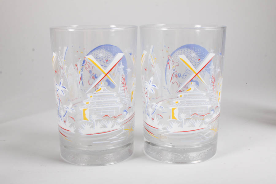 Remember the Magic Disney World 25th Anniversary Glasses