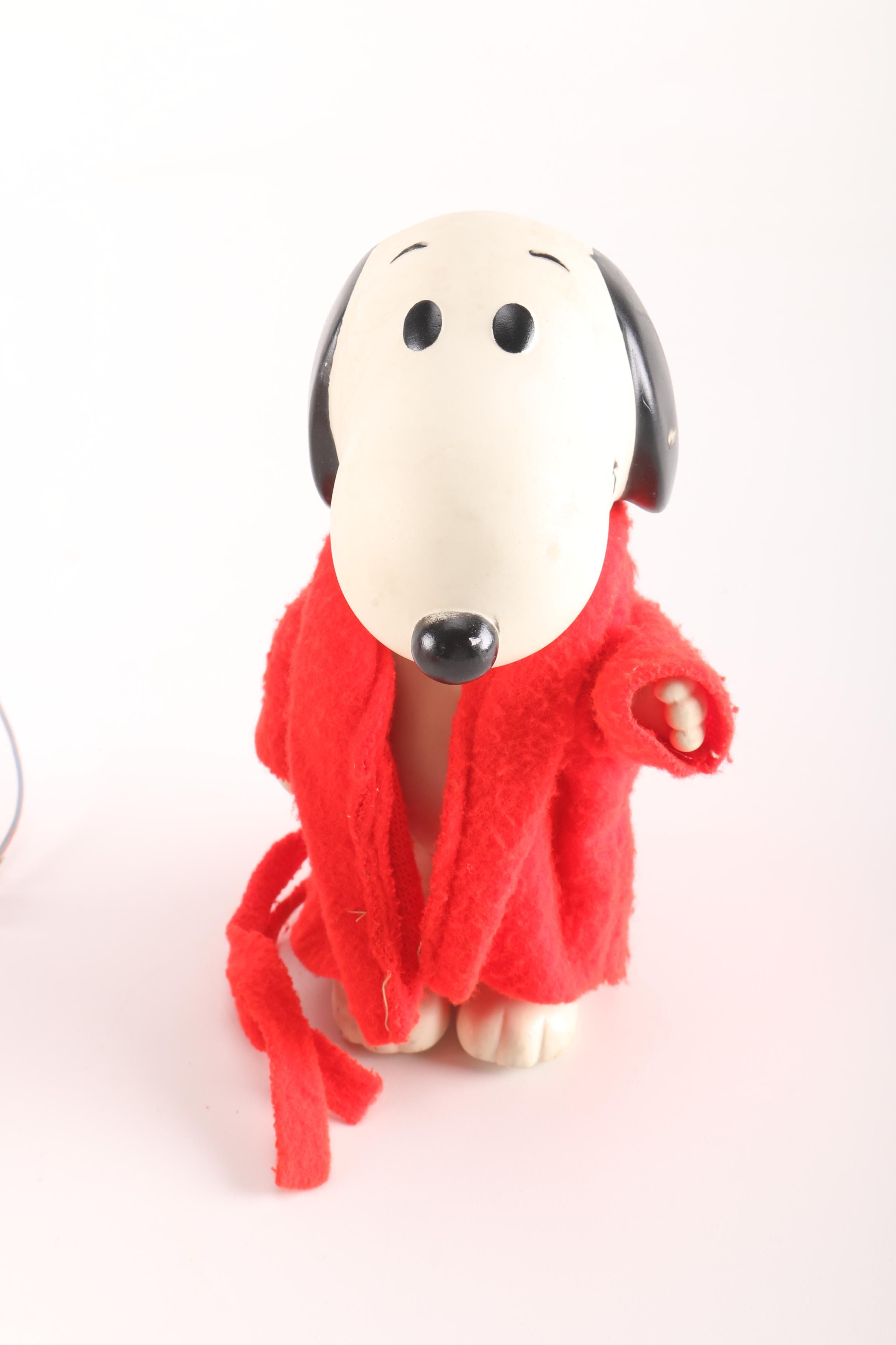 Vintage Snoopy Toy Phone, Coin Bank Phone and Other Items