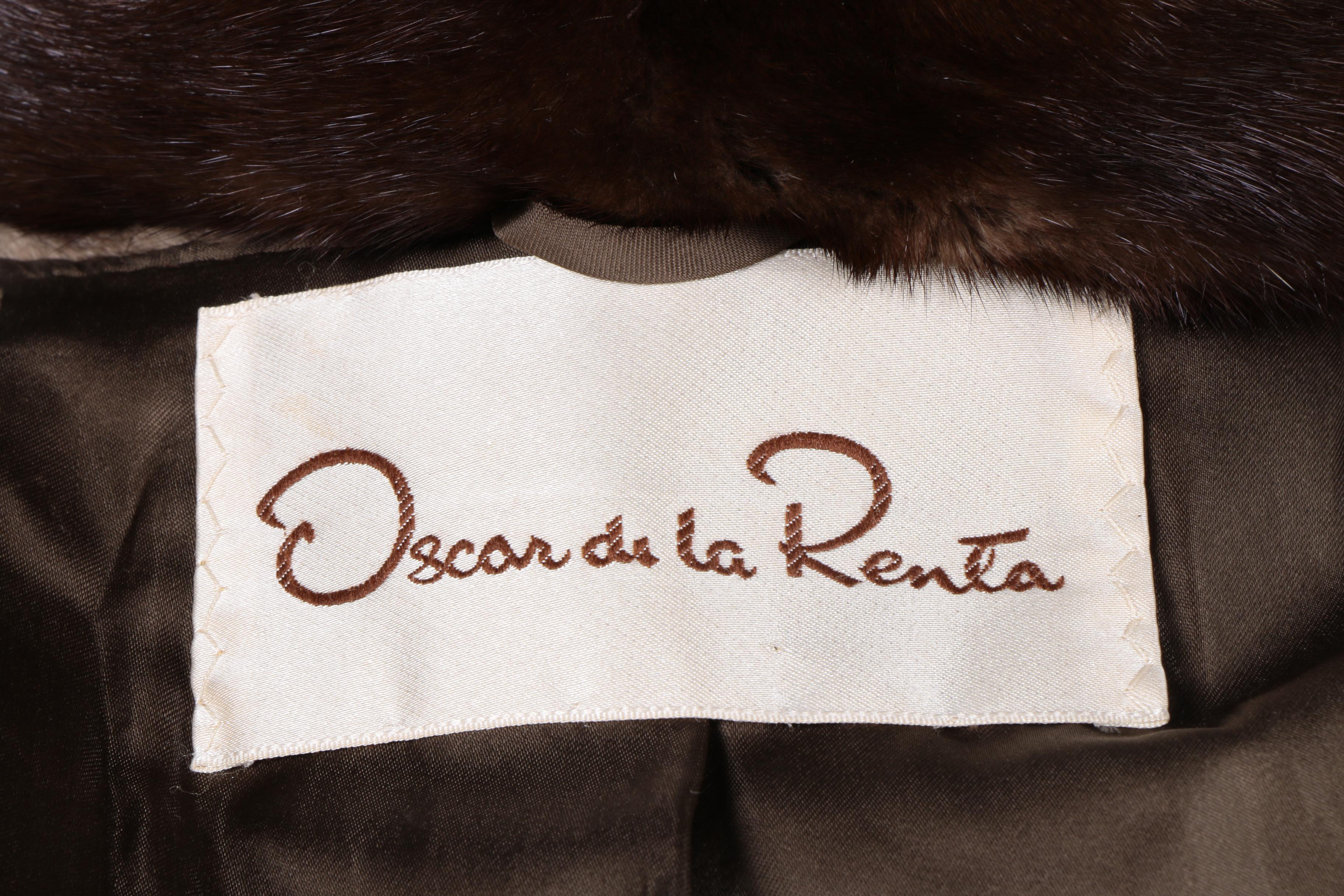 Oscar de la Renta Mink Coat