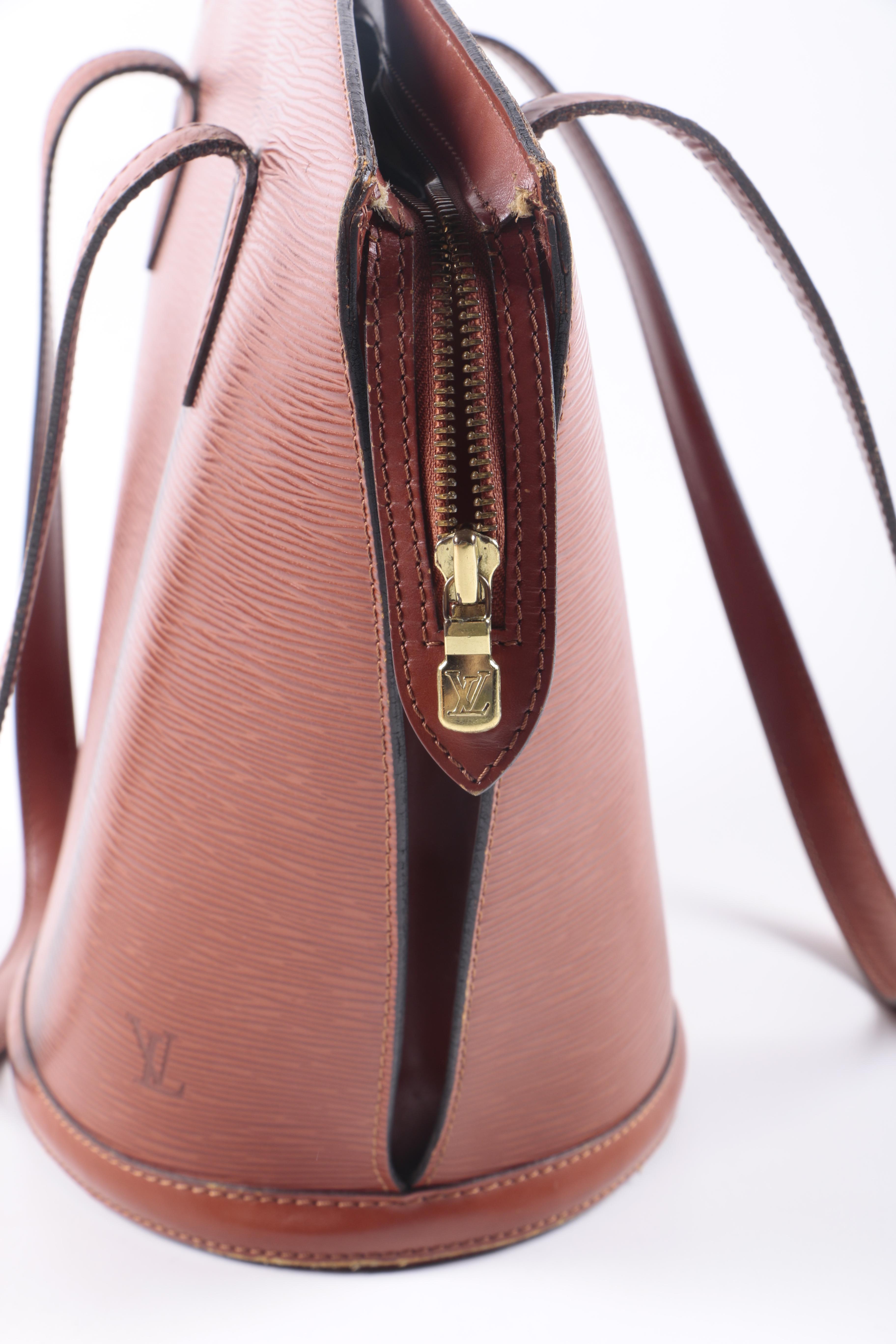 Louis Vuitton Brown Epi Leather St. Jacques GM Shoulder Bag