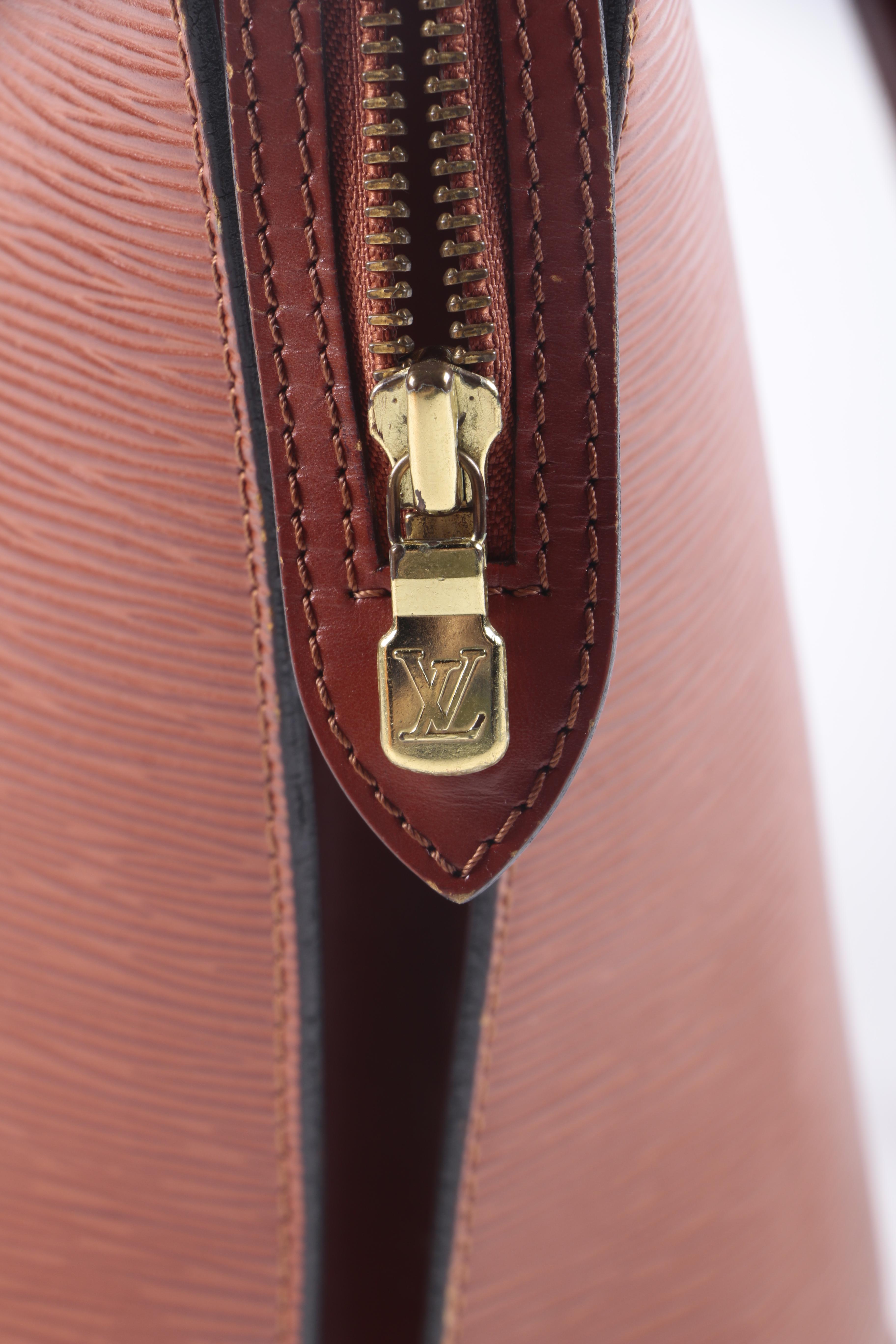 Louis Vuitton Brown Epi Leather St. Jacques GM Shoulder Bag