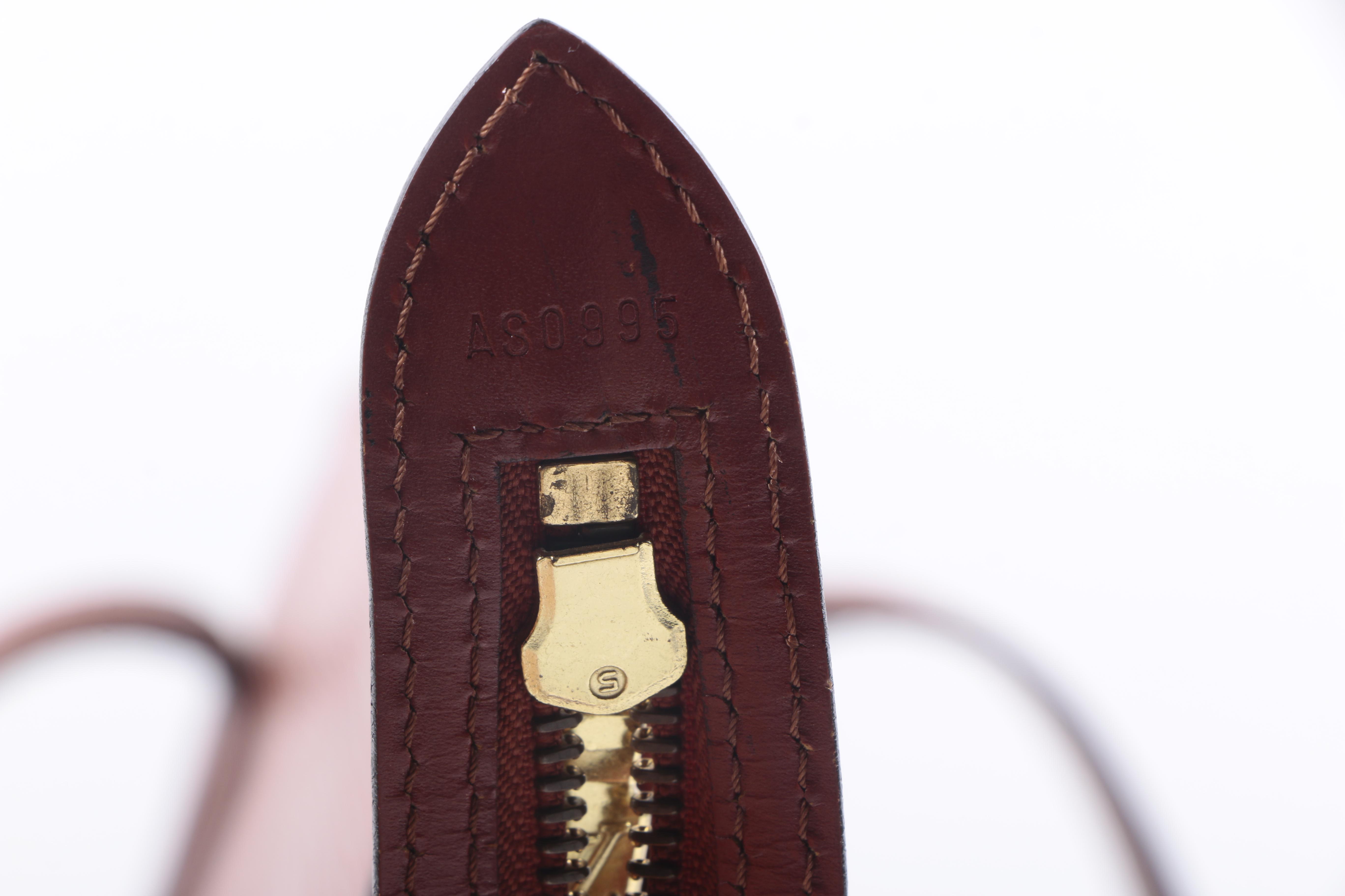 Louis Vuitton Brown Epi Leather St. Jacques GM Shoulder Bag