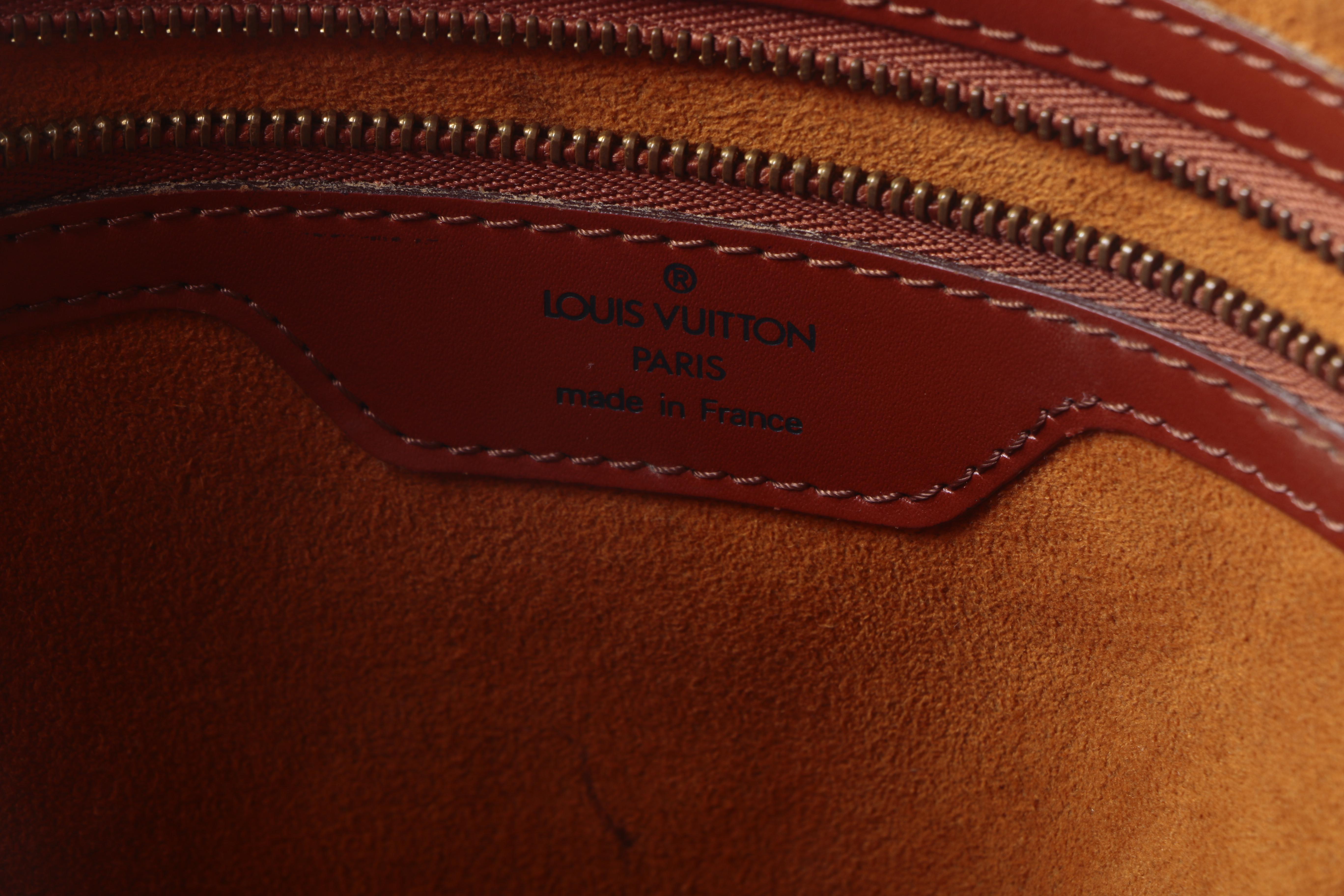Louis Vuitton Brown Epi Leather St. Jacques GM Shoulder Bag