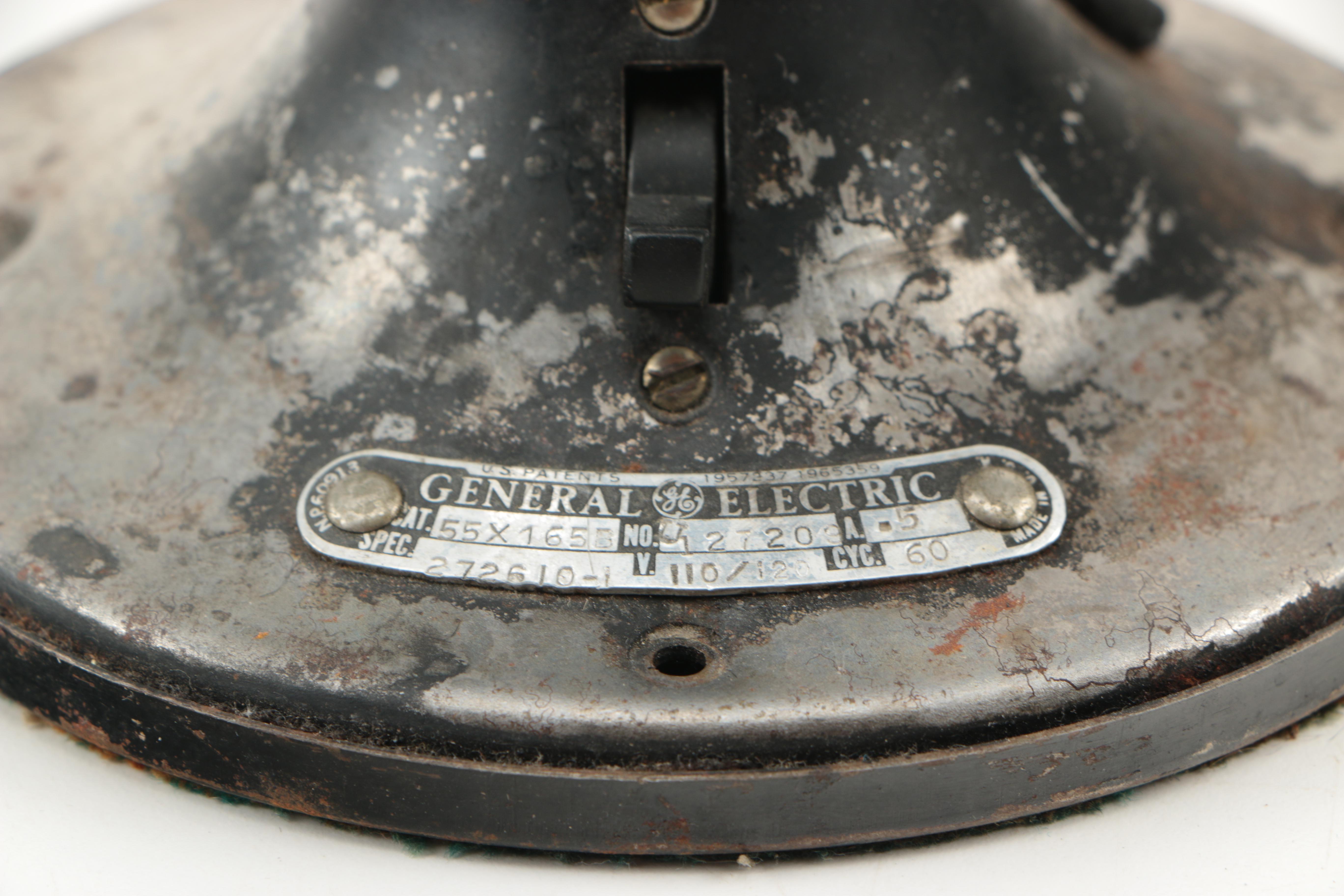 Vintage General Electric Desk Fan