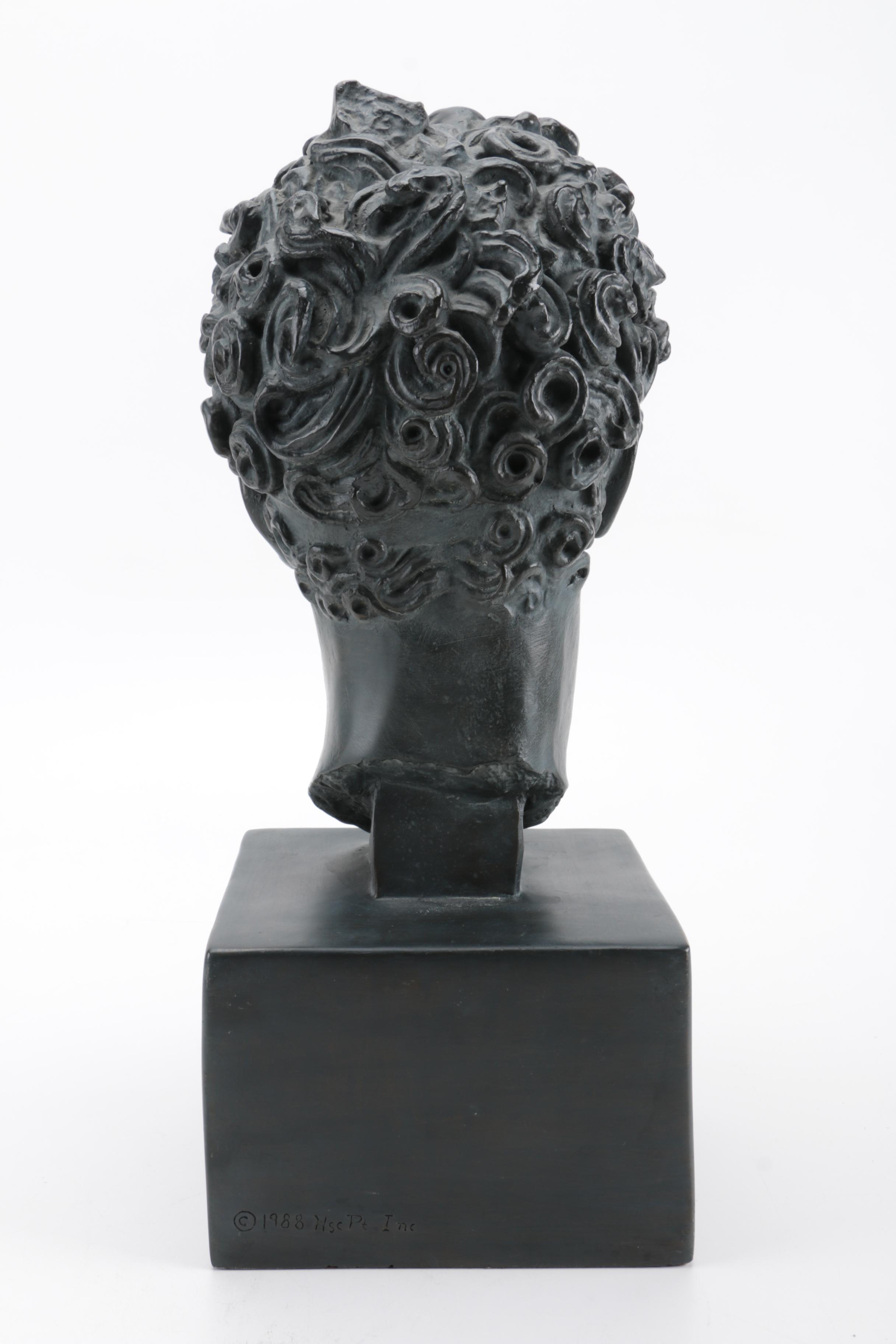 Ceramic and Resin Reproduction Busts in Dark Finish