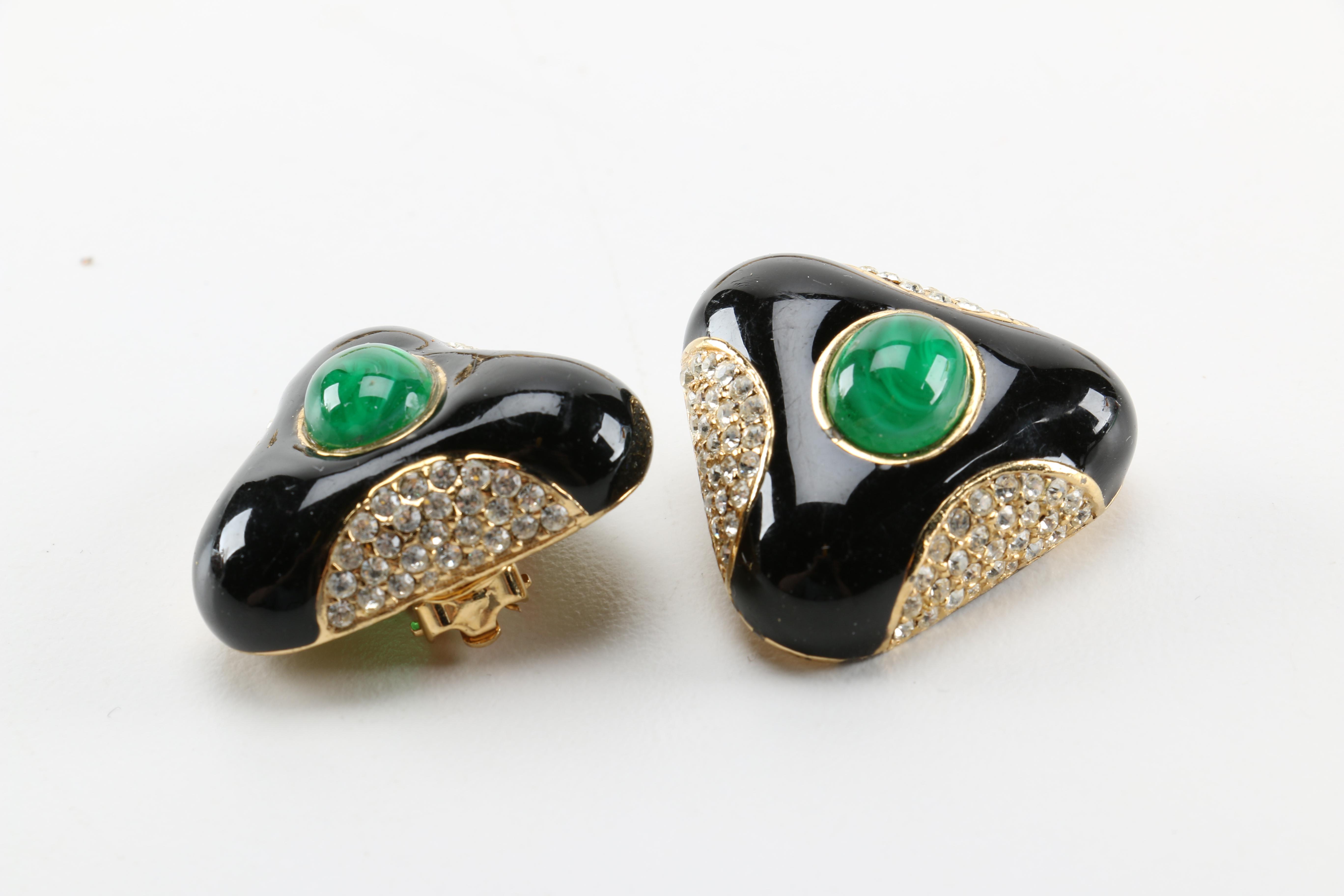 Christian Dior Necklace and Ciner Earrings