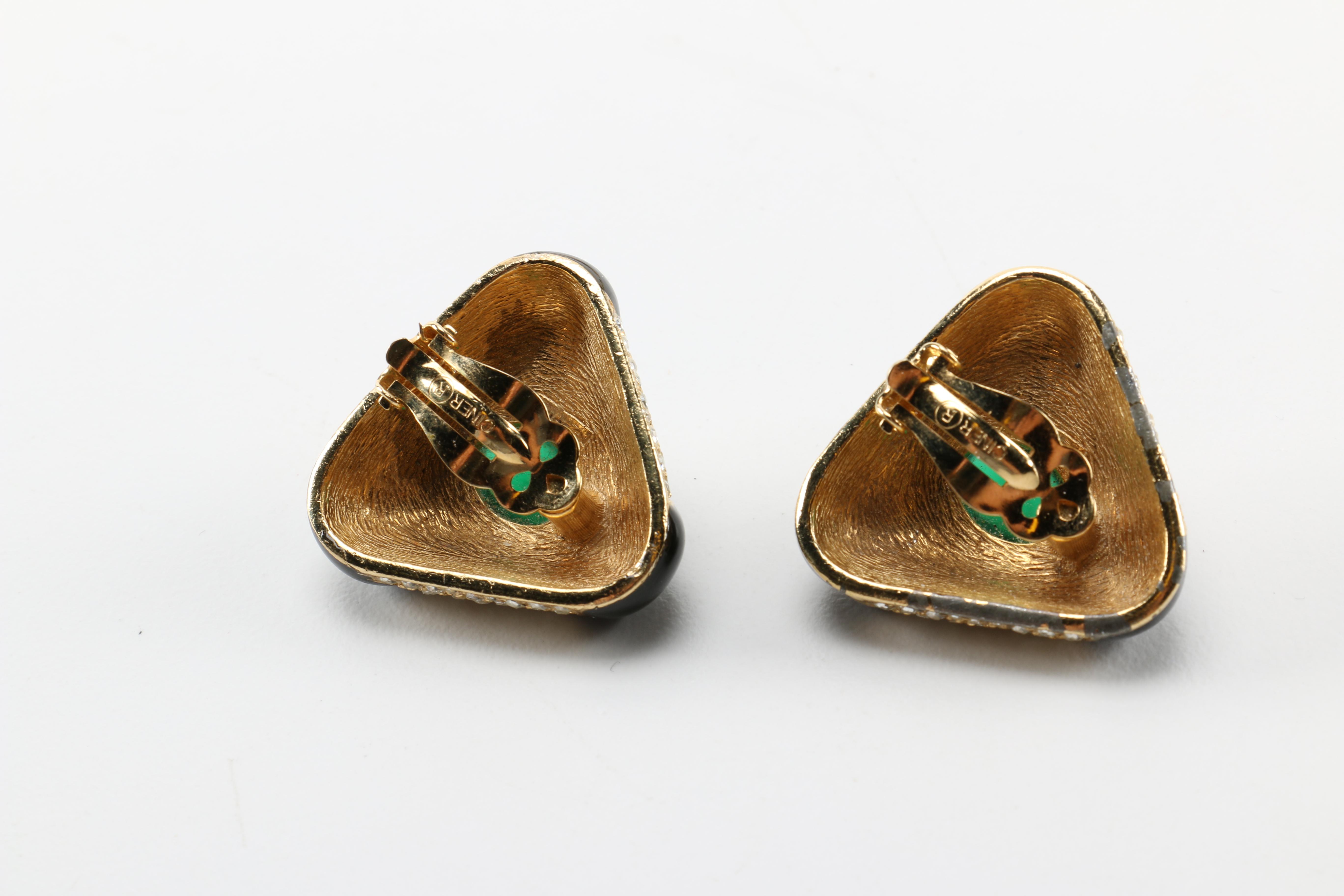 Christian Dior Necklace and Ciner Earrings