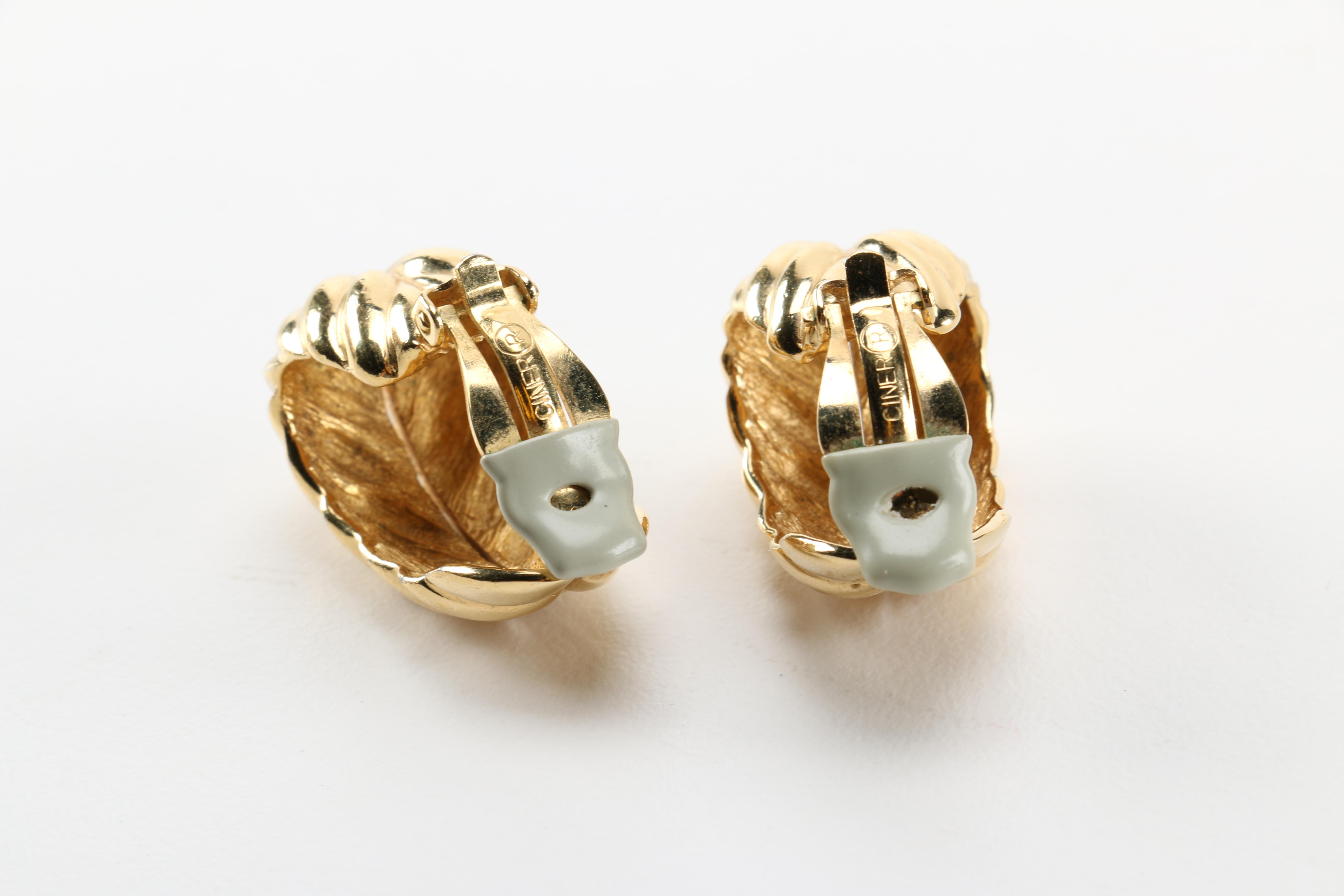 Christian Dior Necklace and Ciner Earrings