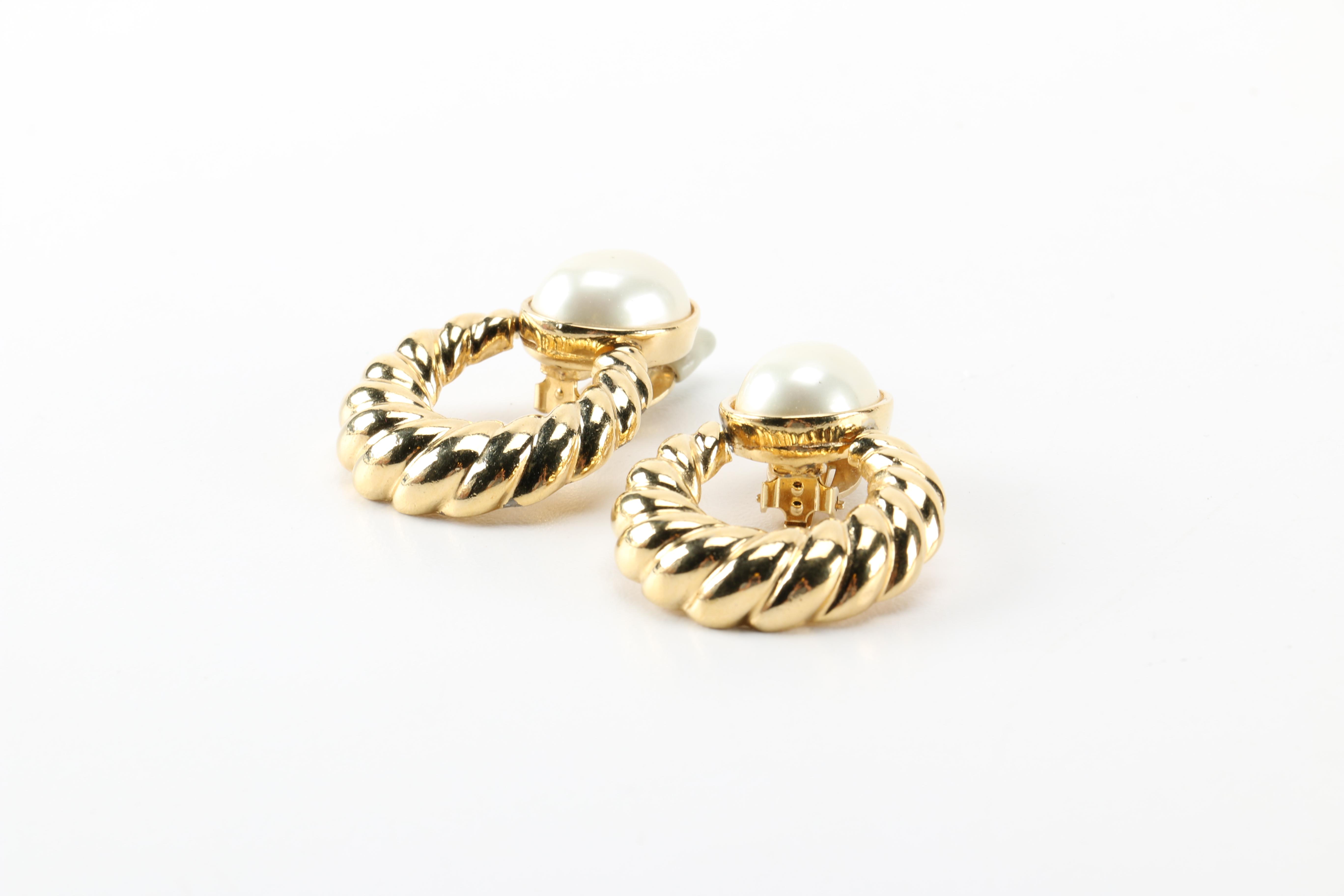 Christian Dior Necklace and Ciner Earrings