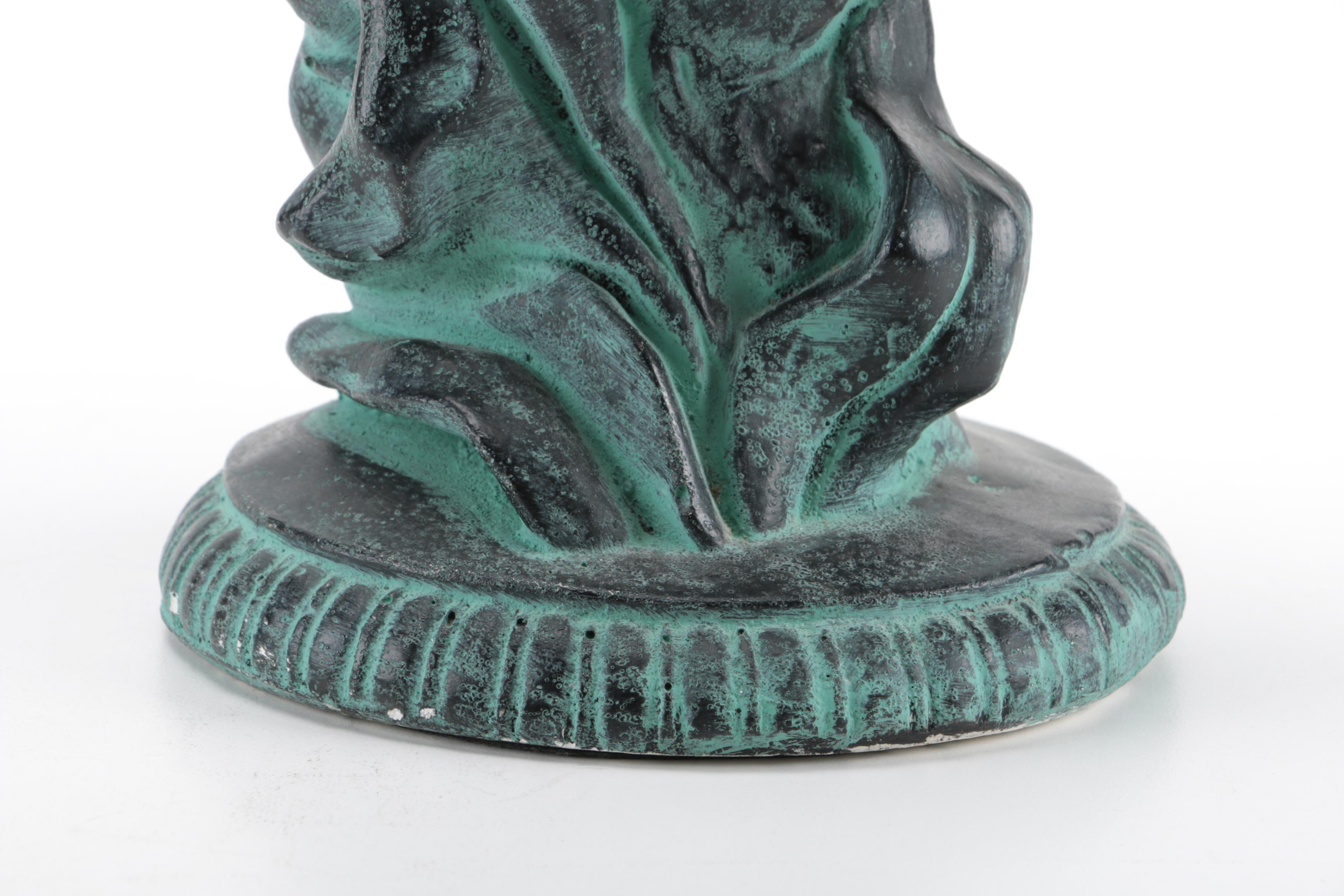 Ceramic and Resin Reproduction Busts in Dark Finish